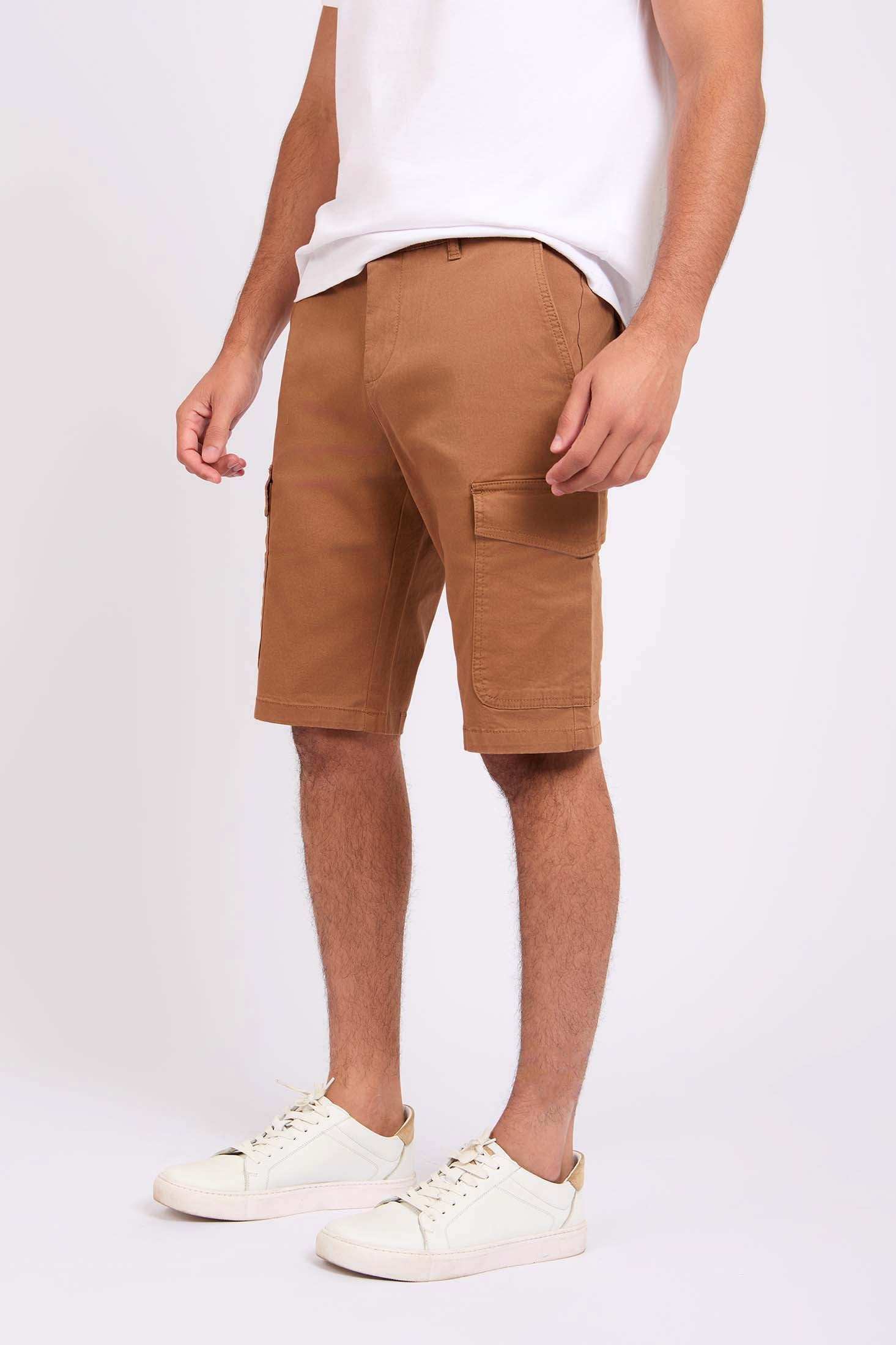 Men Regular Fit Bermuda Brown - Image 3