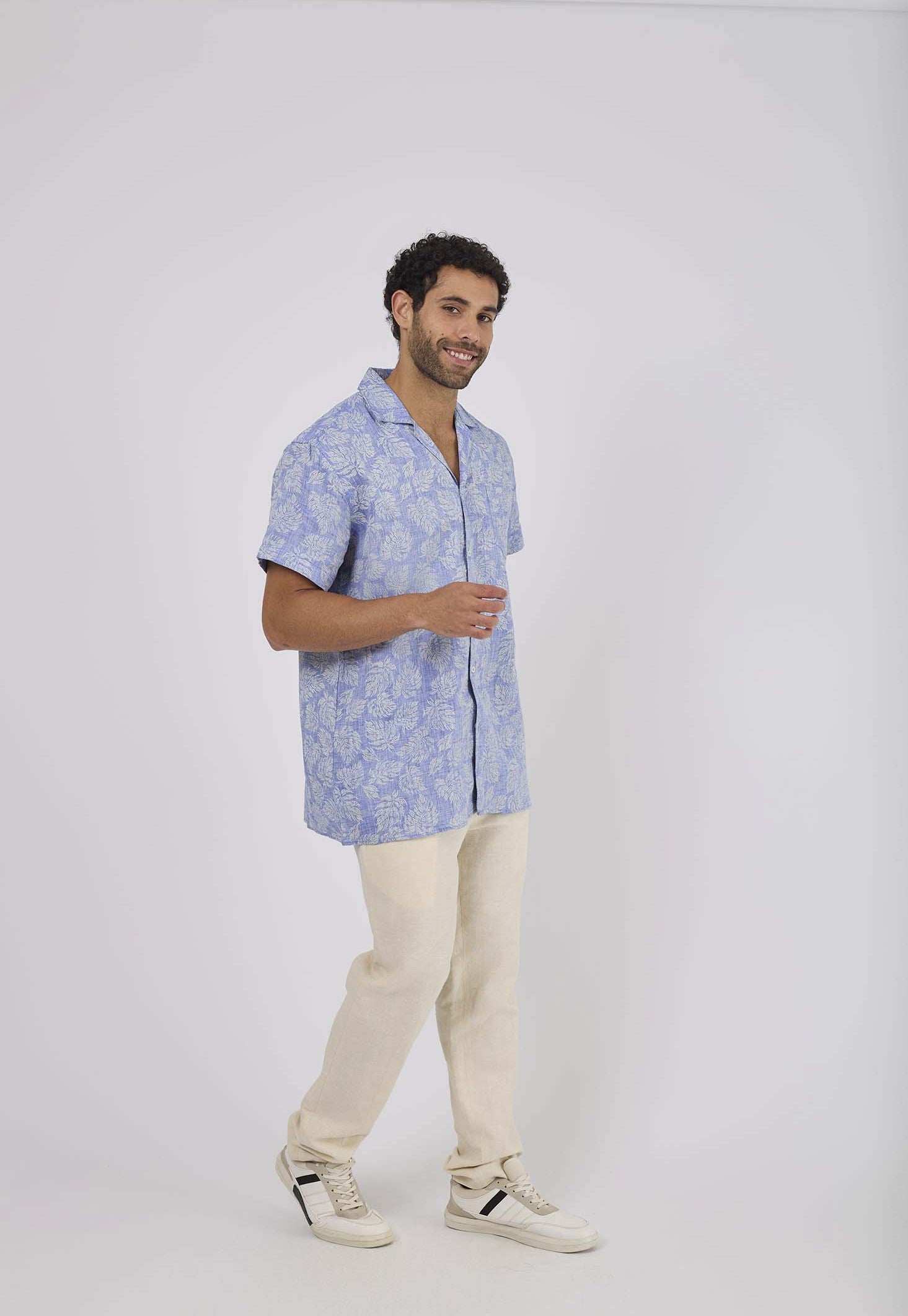 Men Regular Fit Shirt - Blue - Image 5