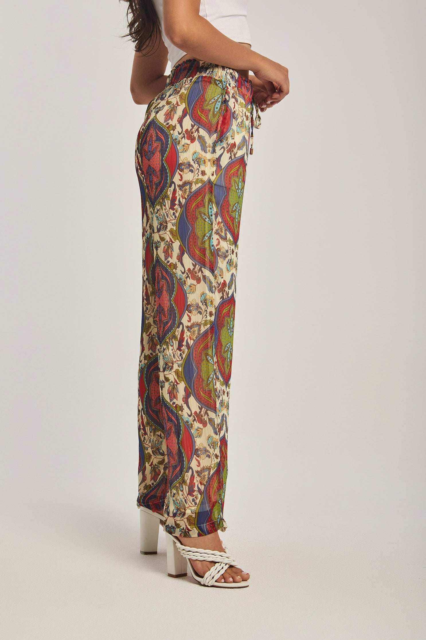 Women Regular Fit Pant - Multicolorcolor - Image 3