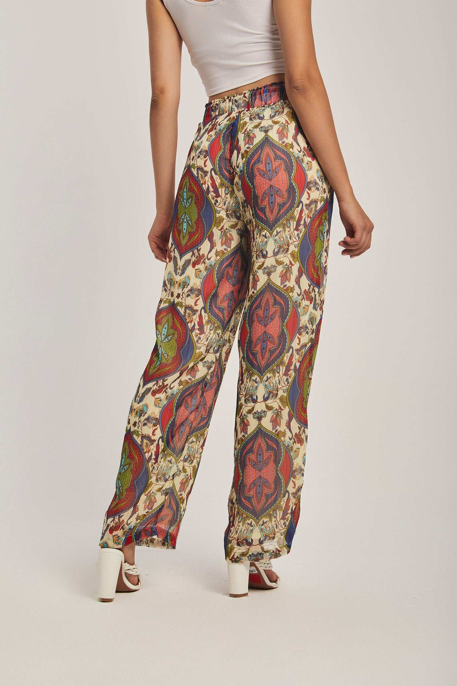 Women Regular Fit Pant - Multicolorcolor - Image 4
