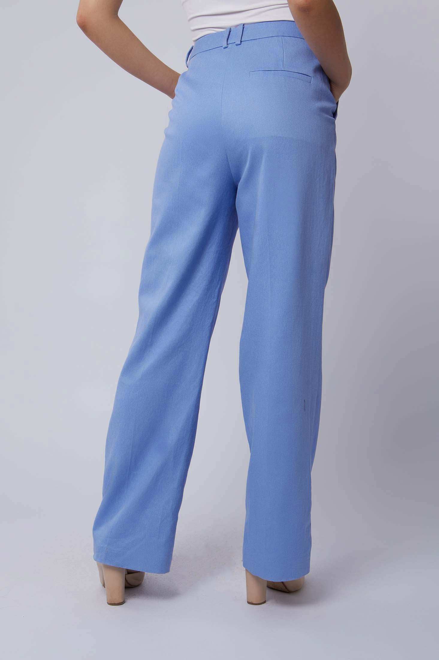 Women Regular Fit Pant - Blue - Image 3