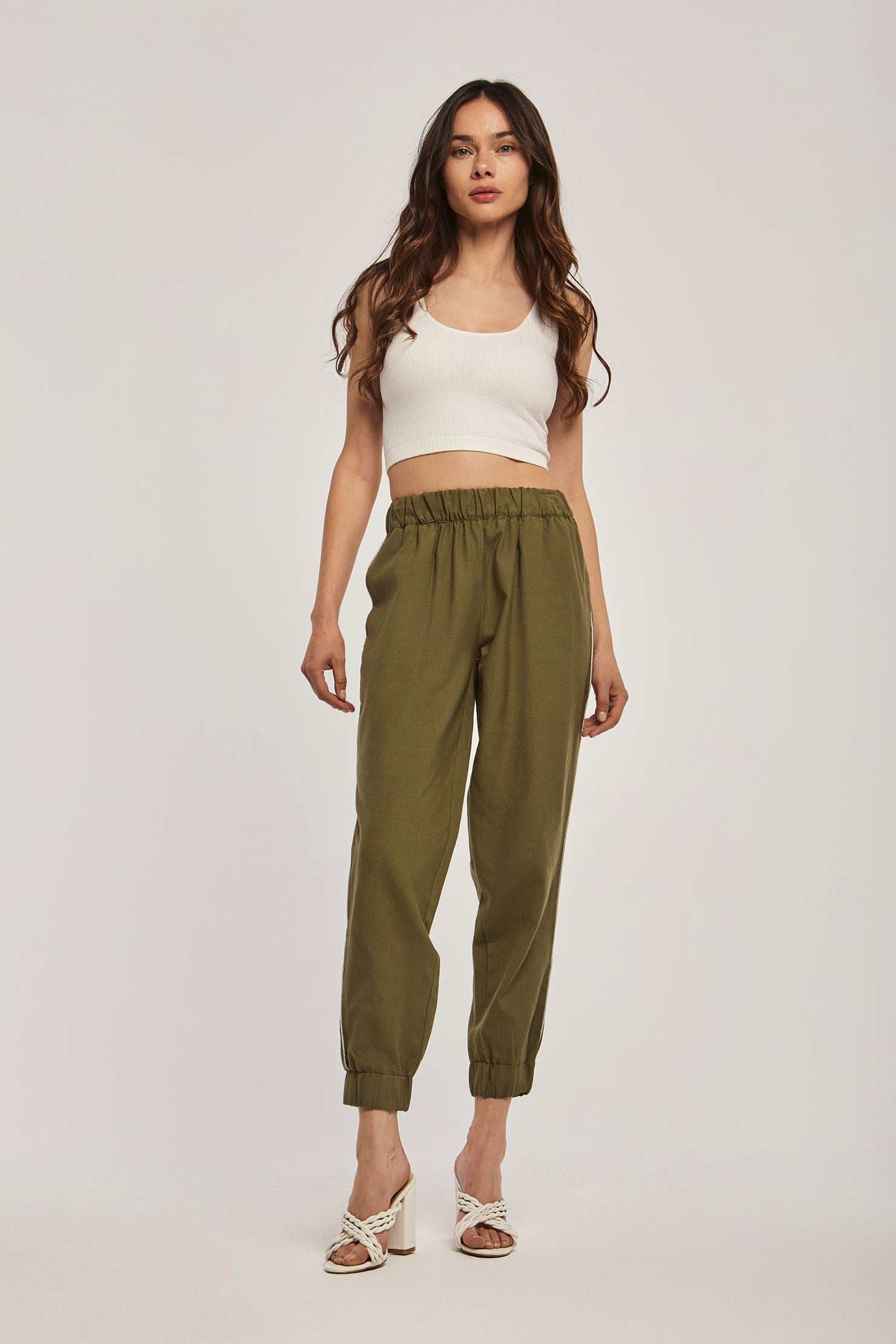 Women Regular Fit Pant -  Green - Image 6