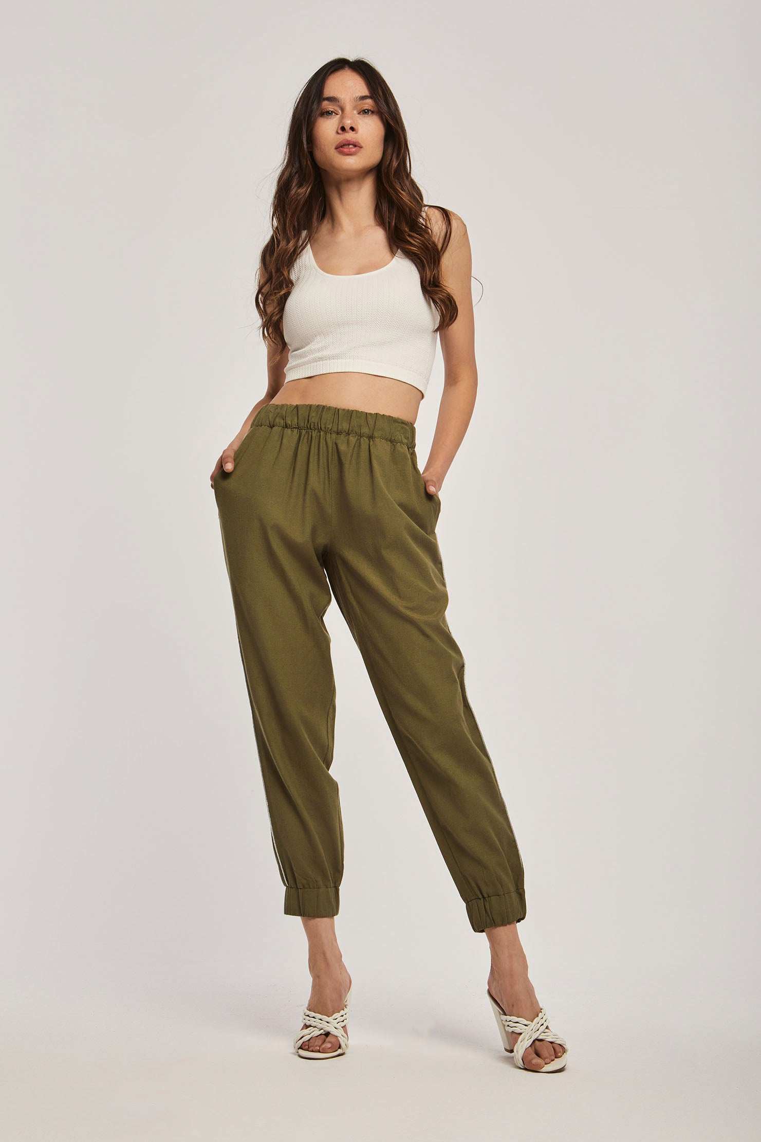 Women Regular Fit Pant -  Green - Image 7