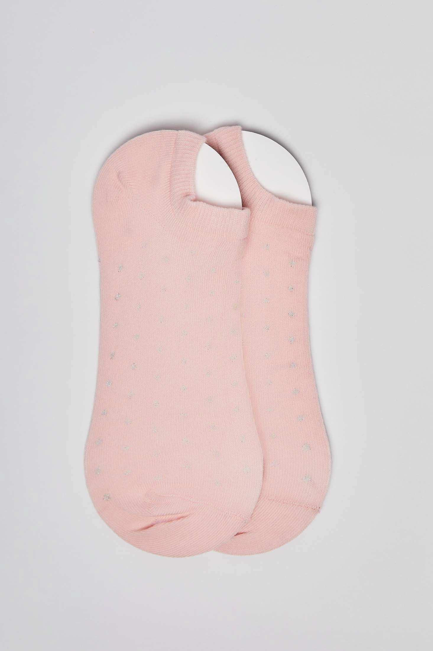 Pair of Polka Dot Patterned Low-Cut Socks - Image 3