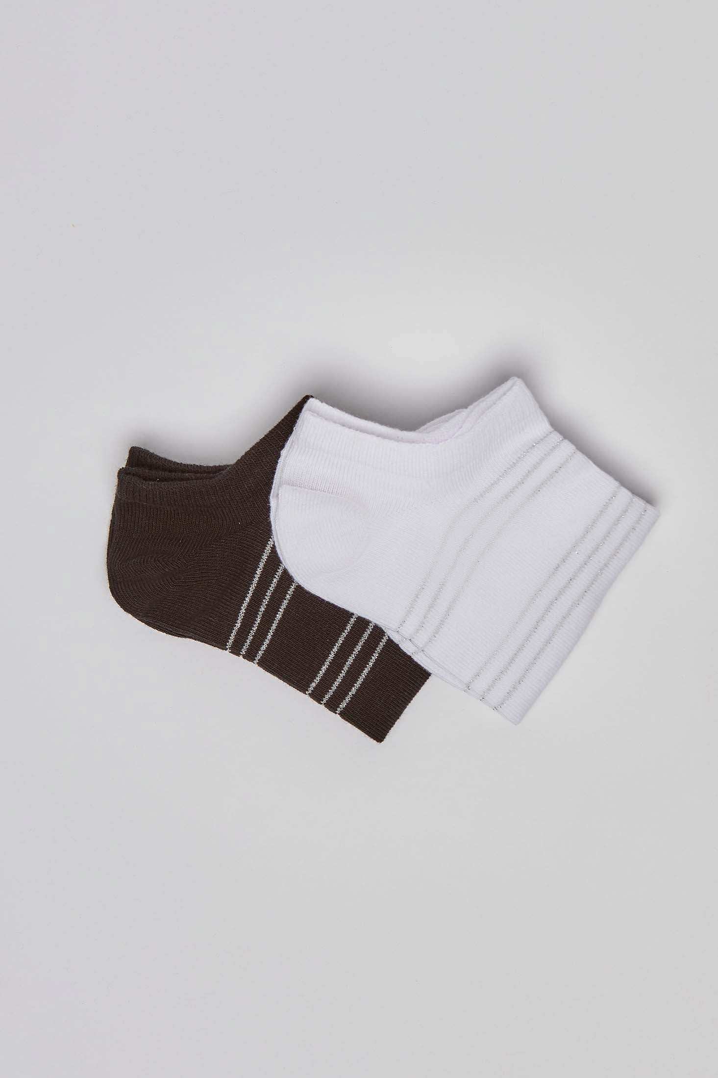 Striped Ankle Socks - Set of Two - Image 4