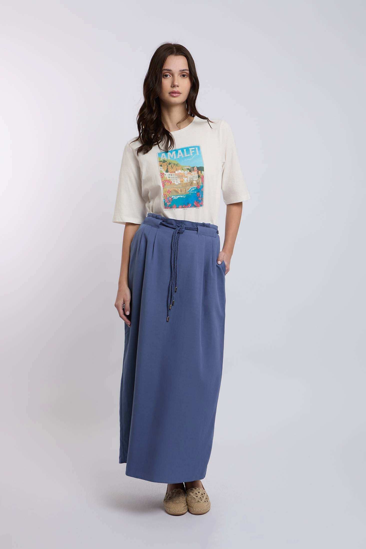 Women Regular Fit T-shirt - Off White - Image 5