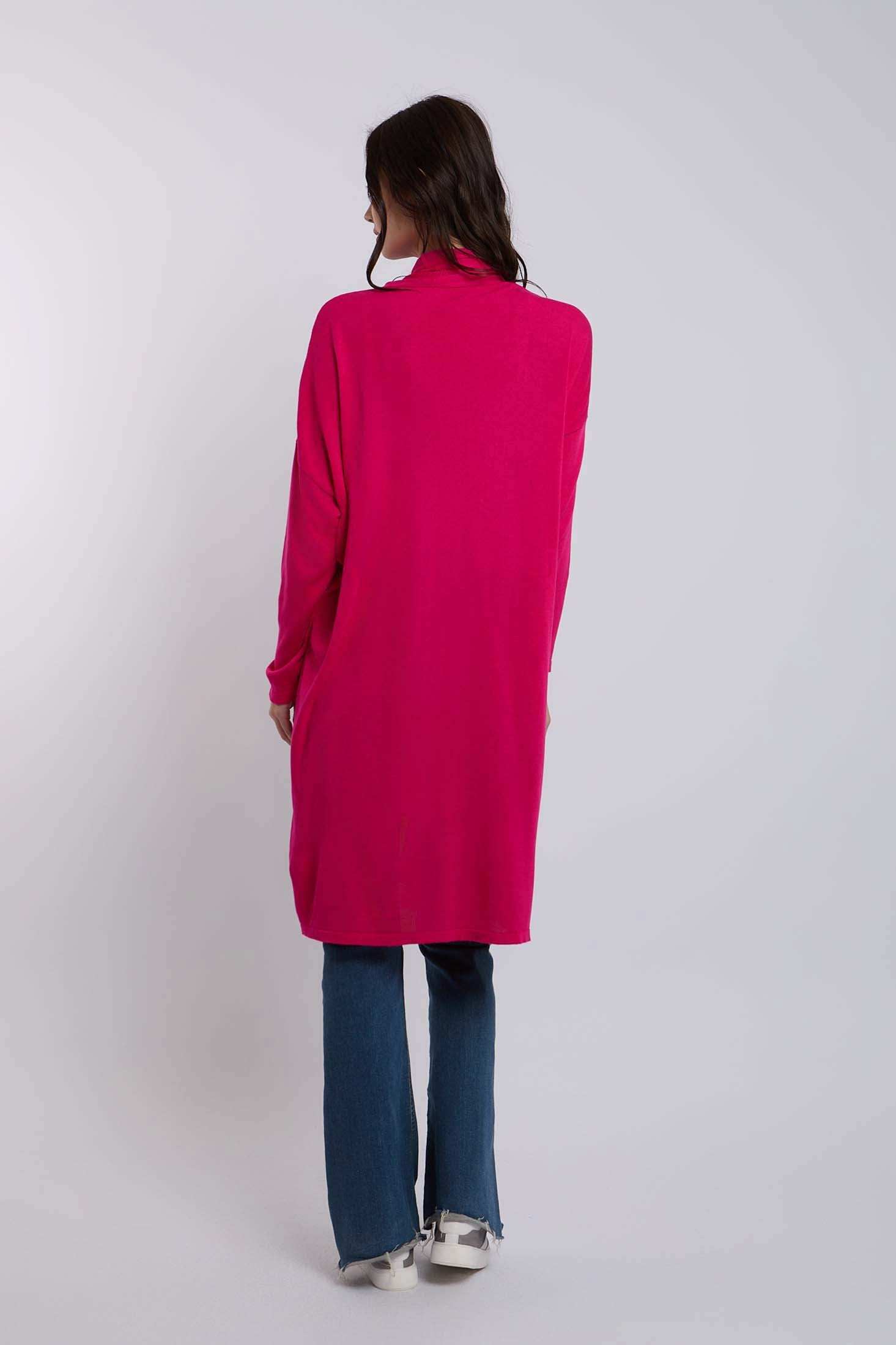 Women Regular Fit Cardigan - Pink - Image 4
