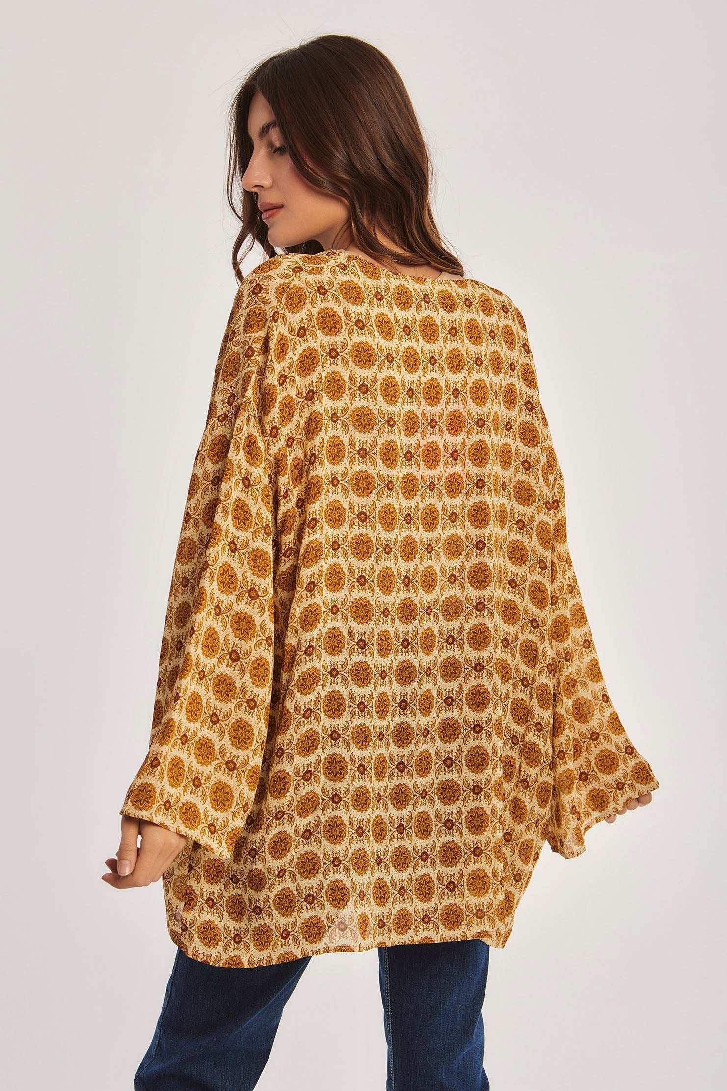 Women Regular Fit Kimono - Multicolorcolor - Image 5
