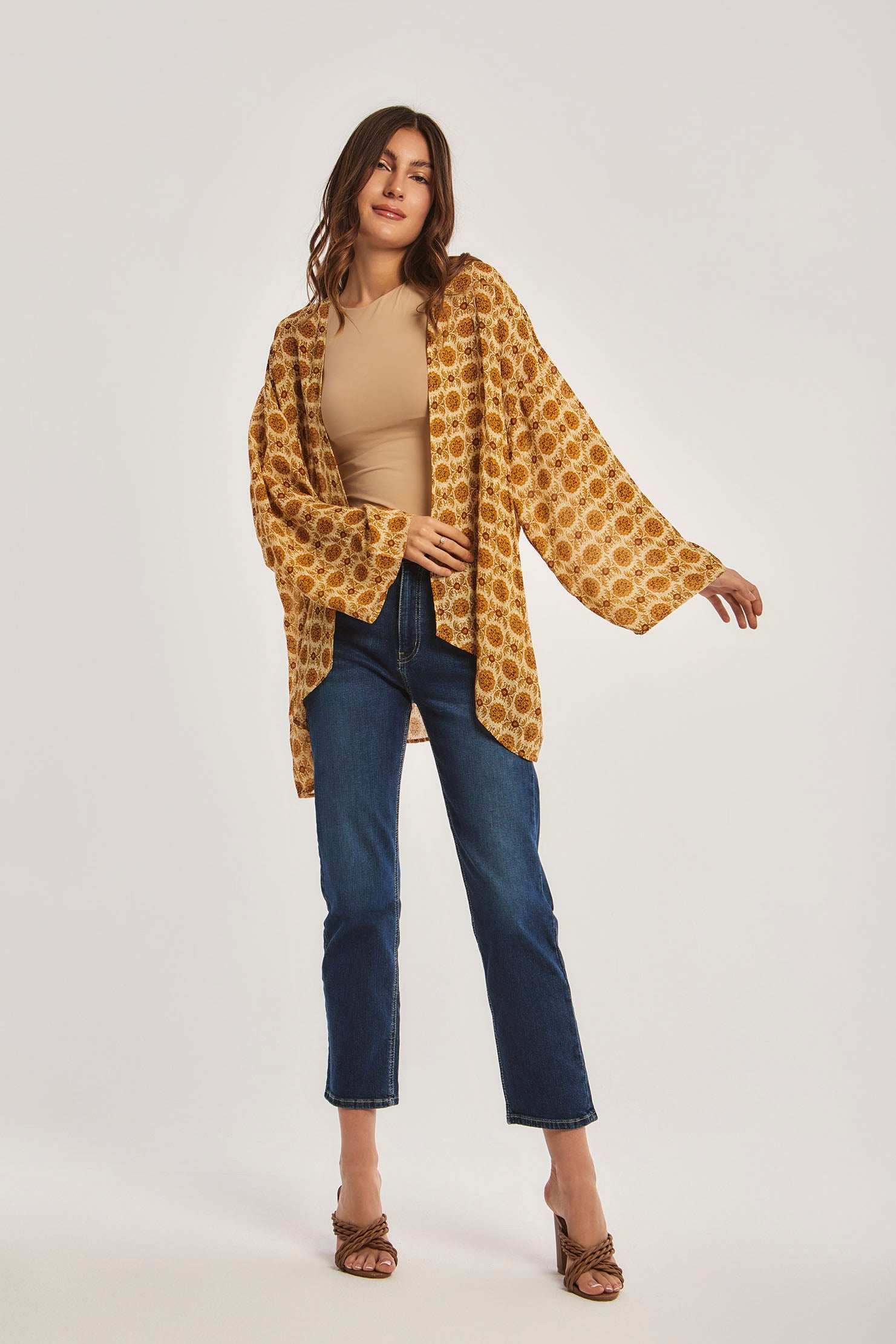 Women Regular Fit Kimono - Multicolorcolor - Image 8