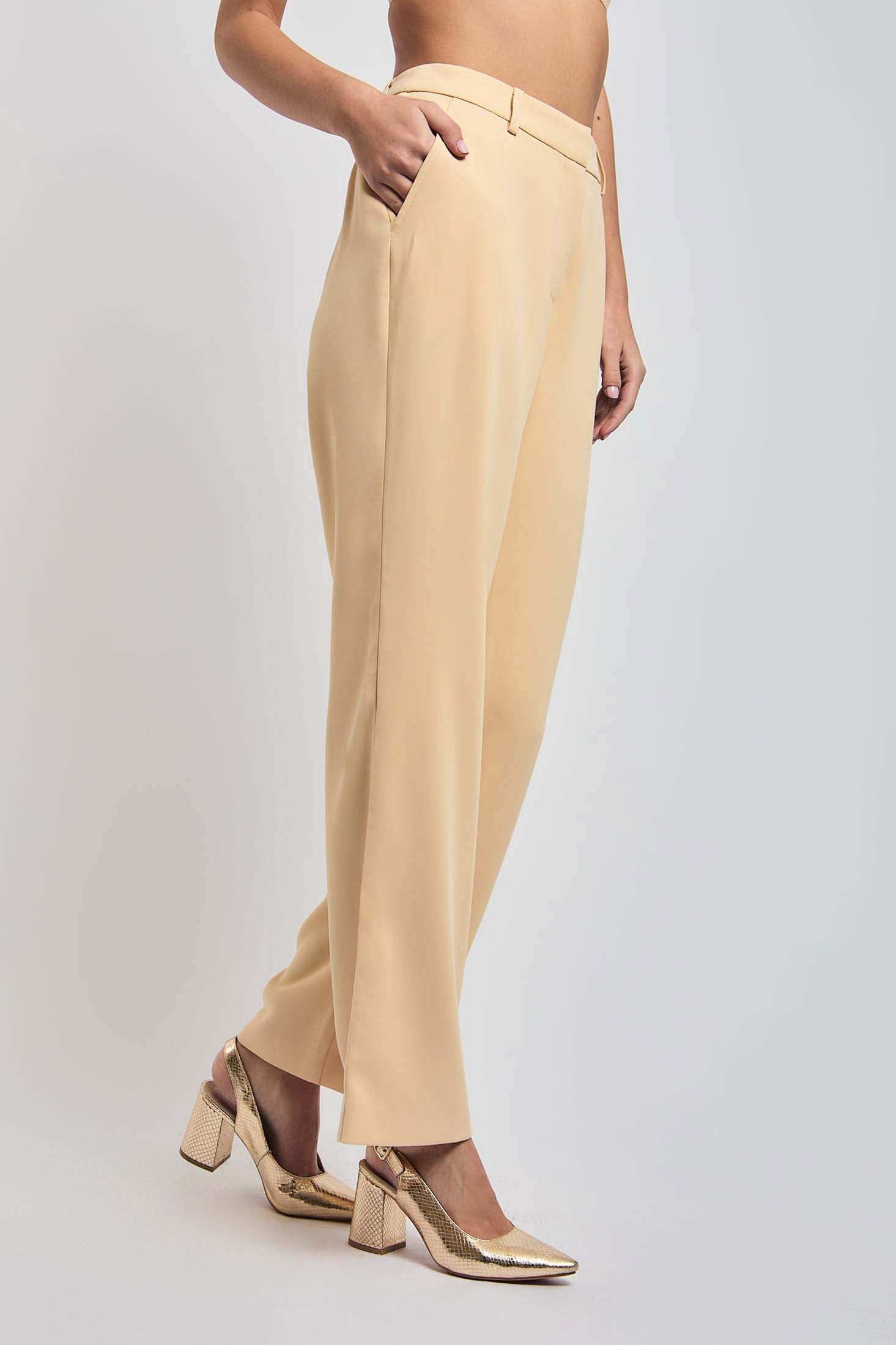 Women Regular Fit Pant - Brown - Image 3