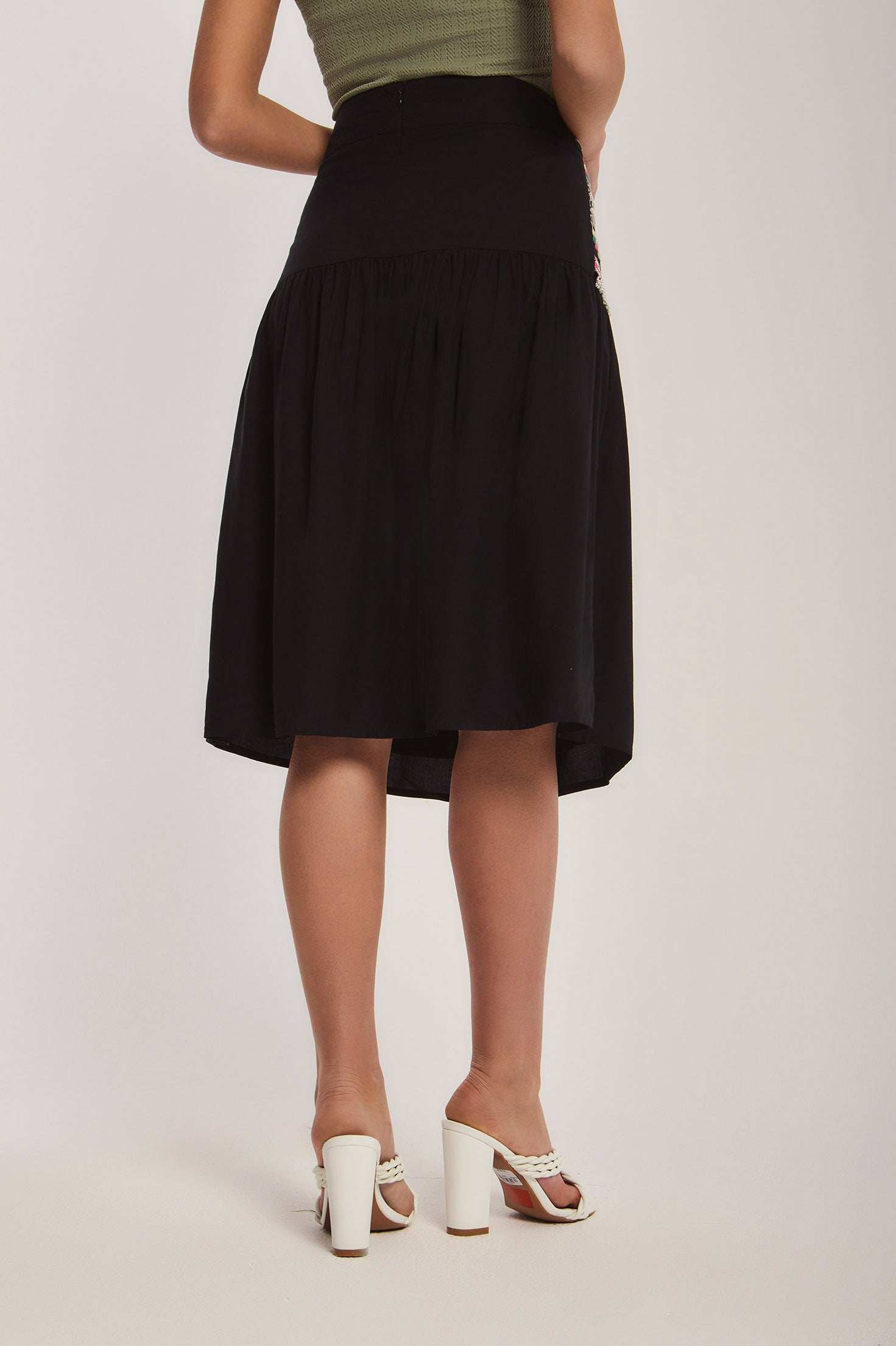 Women Regular Fit Skirt - Black - Image 6