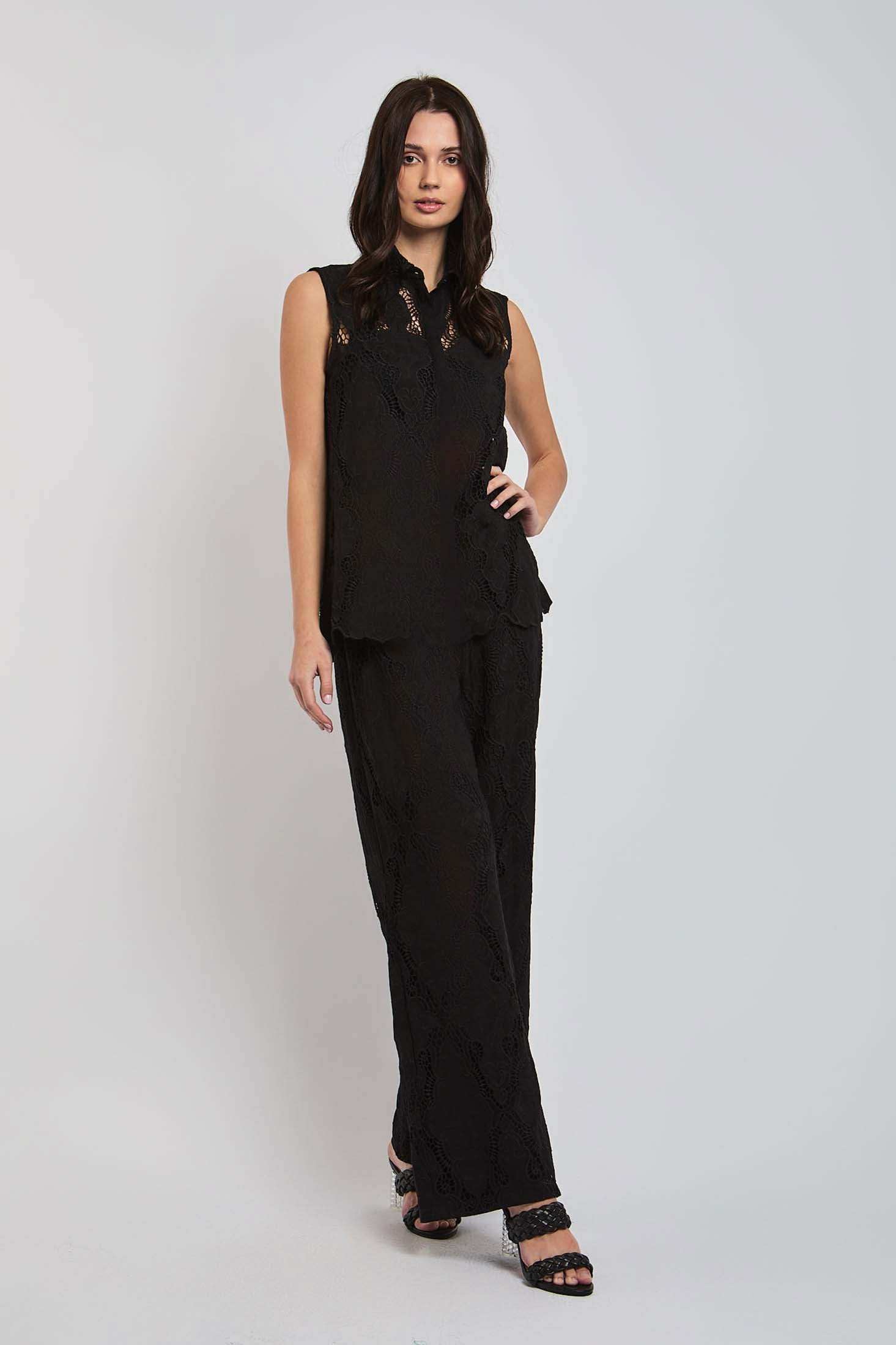 Women Regular Fit Top - Black - Image 4