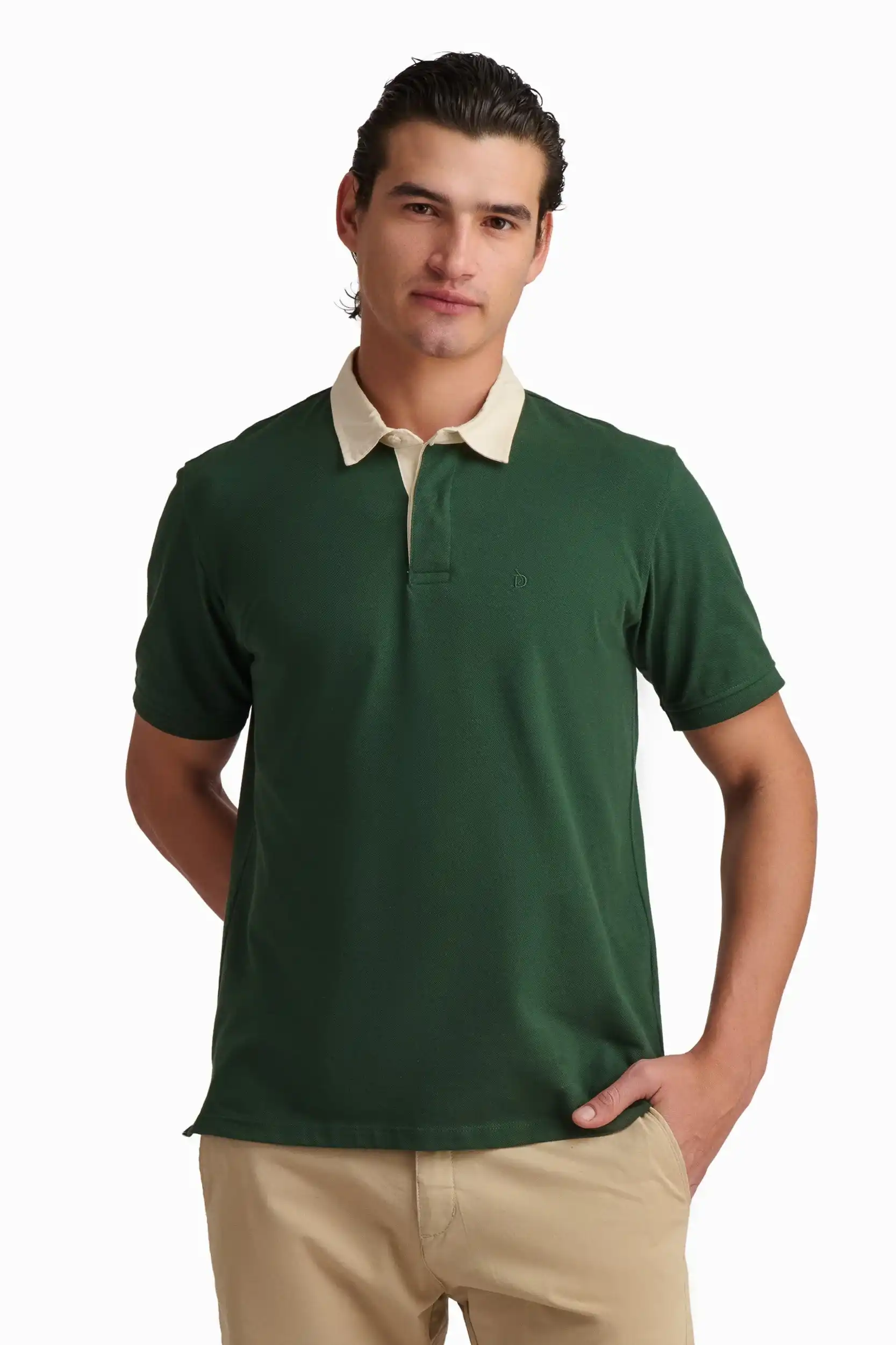 Classic Green Polo Shirt - Image 2