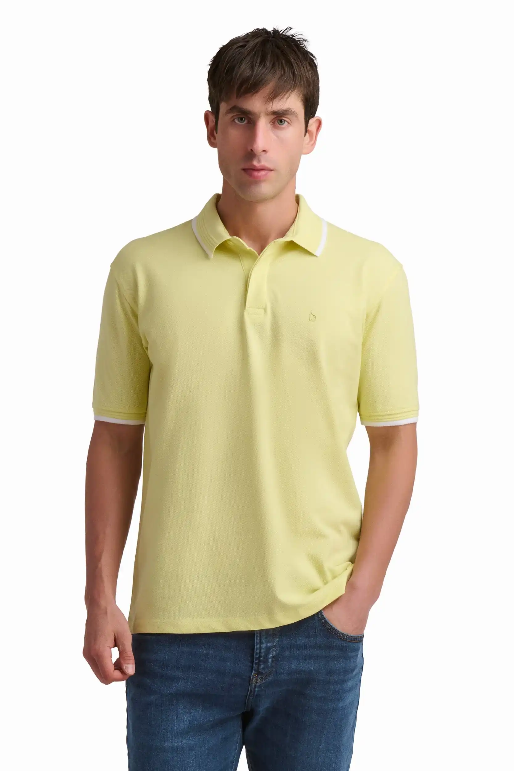 Cotton Polo Shirt with Contrast Trim - Image 22