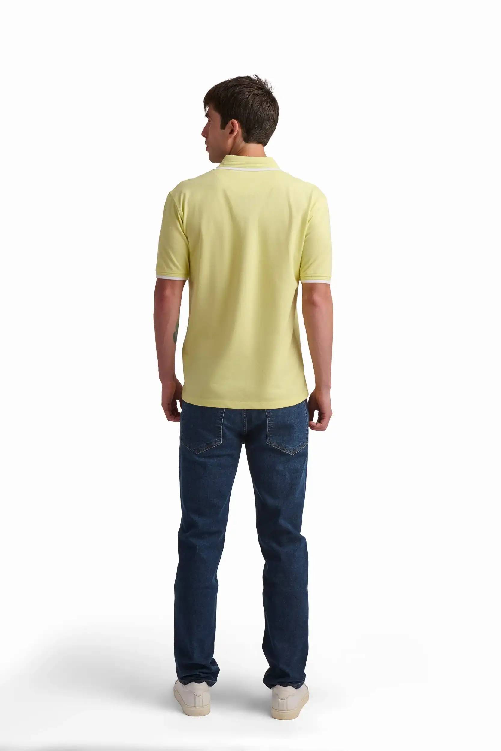 Cotton Polo Shirt with Contrast Trim - Image 24