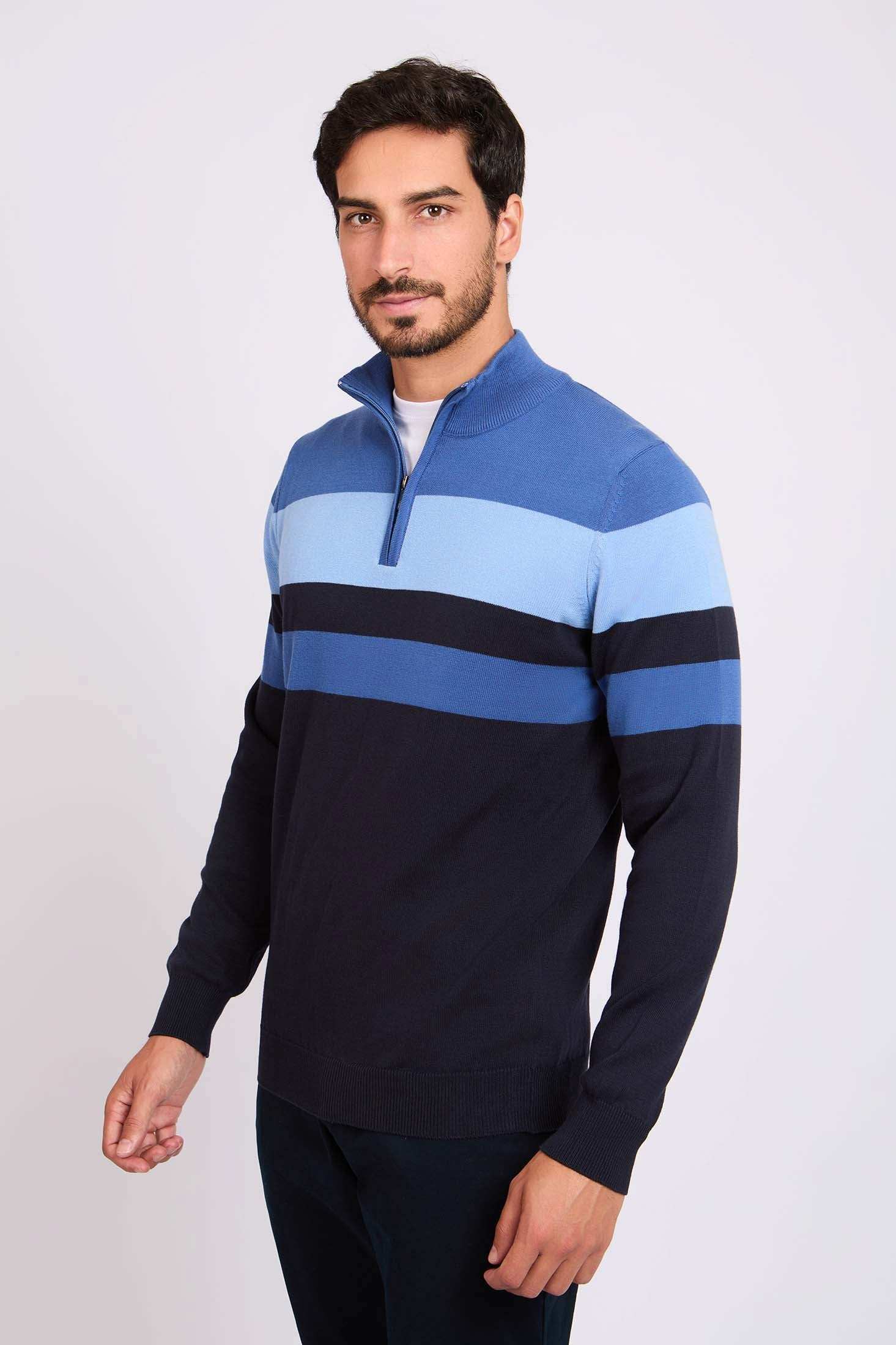 Men Regular Fit Pullover Printed Multicolor - Image 4