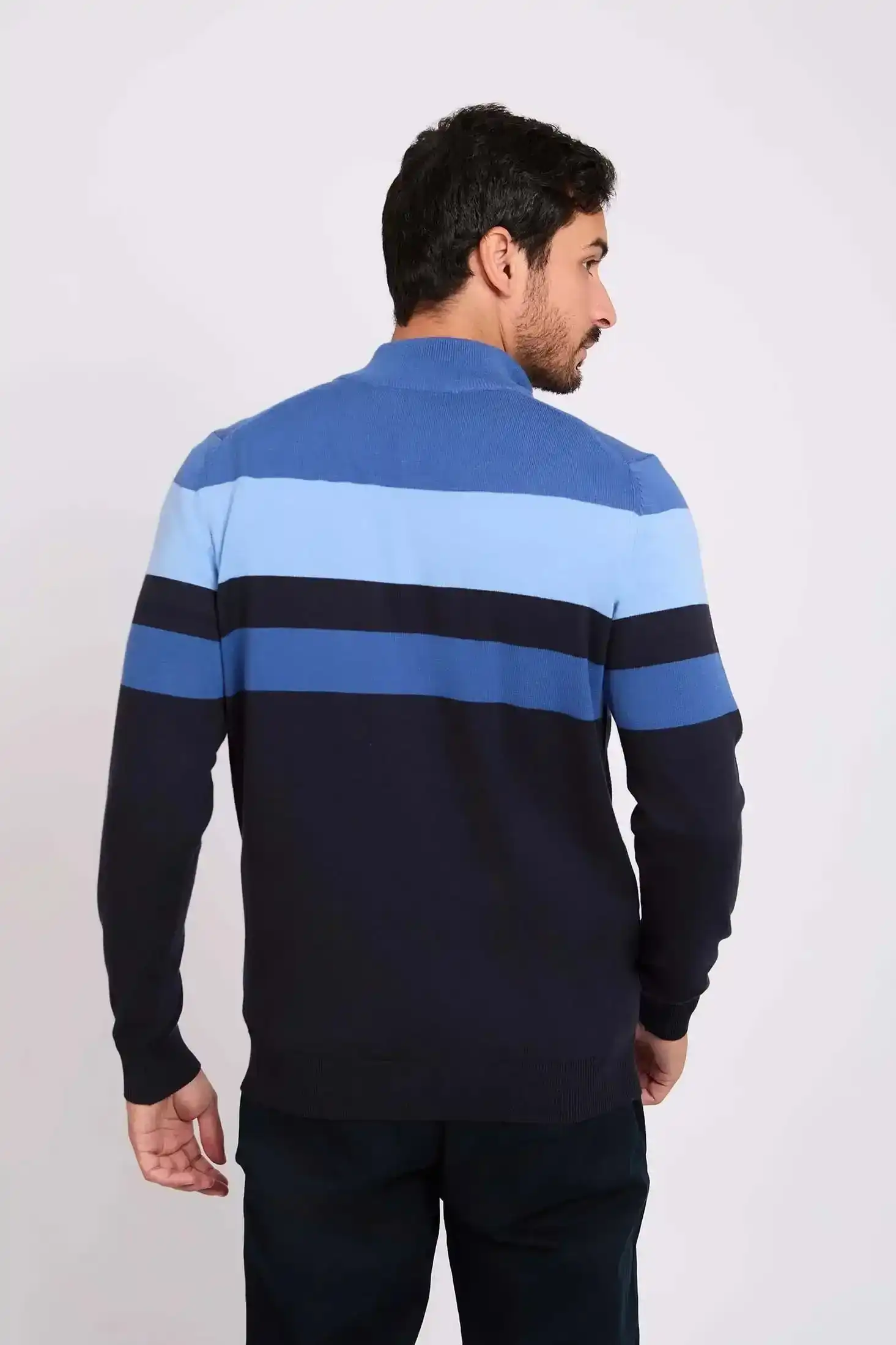 Men Regular Fit Pullover Printed Multicolor - Image 5