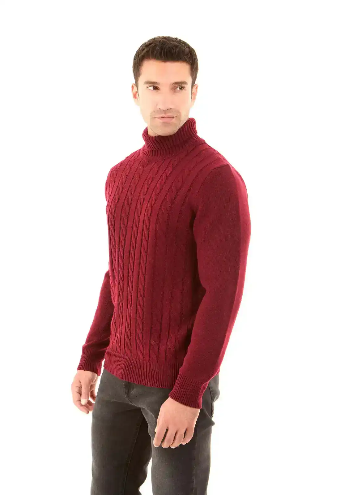 Solid Long Sleeves Basic Long Pullover - Image 3