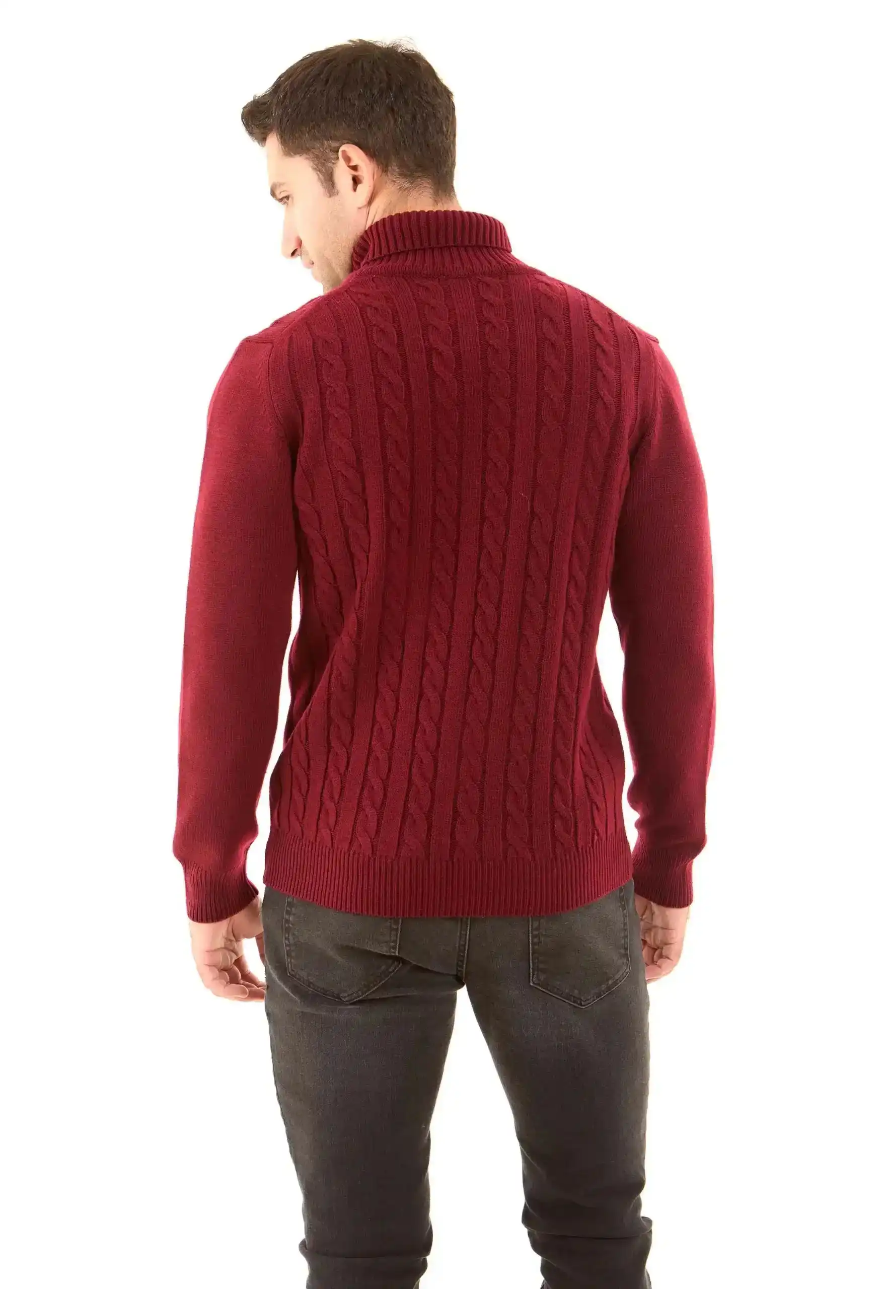 Solid Long Sleeves Basic Long Pullover - Image 4