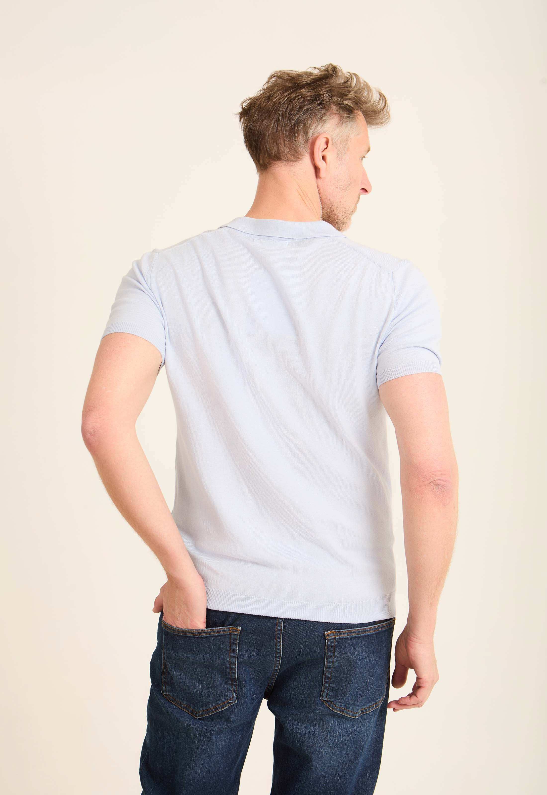 Ribbed Short Sleeves Regular Polo Shirt - Image 10
