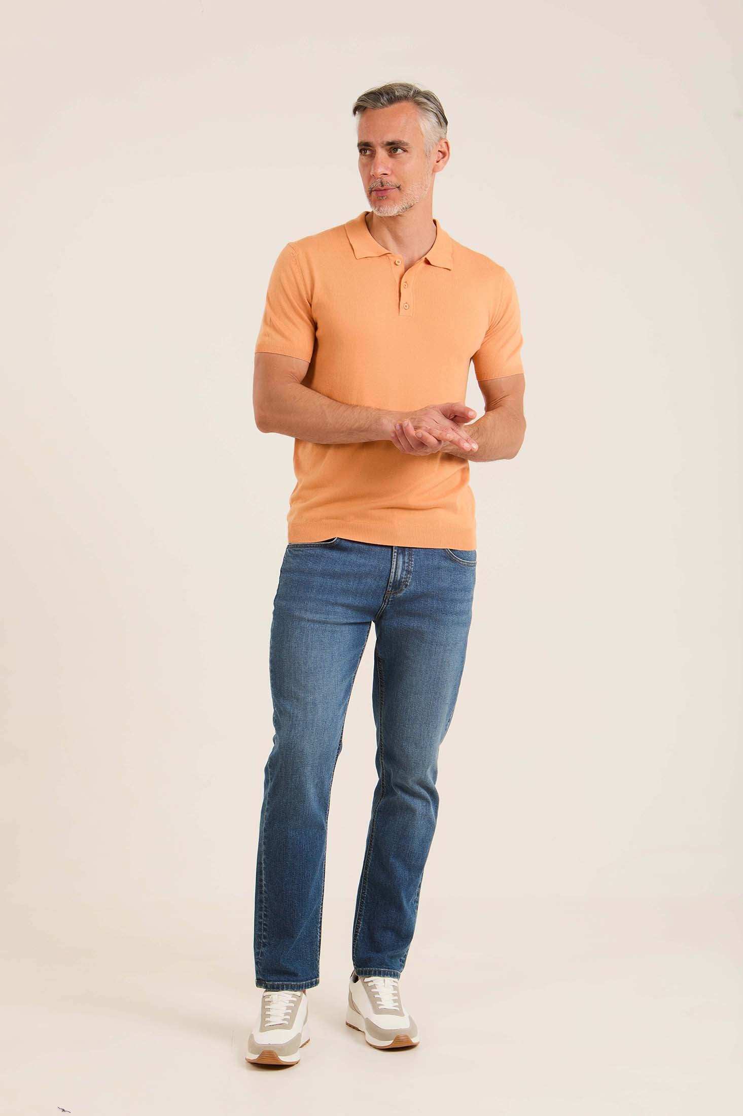 Ribbed Short Sleeves Regular Polo Shirt - Image 22