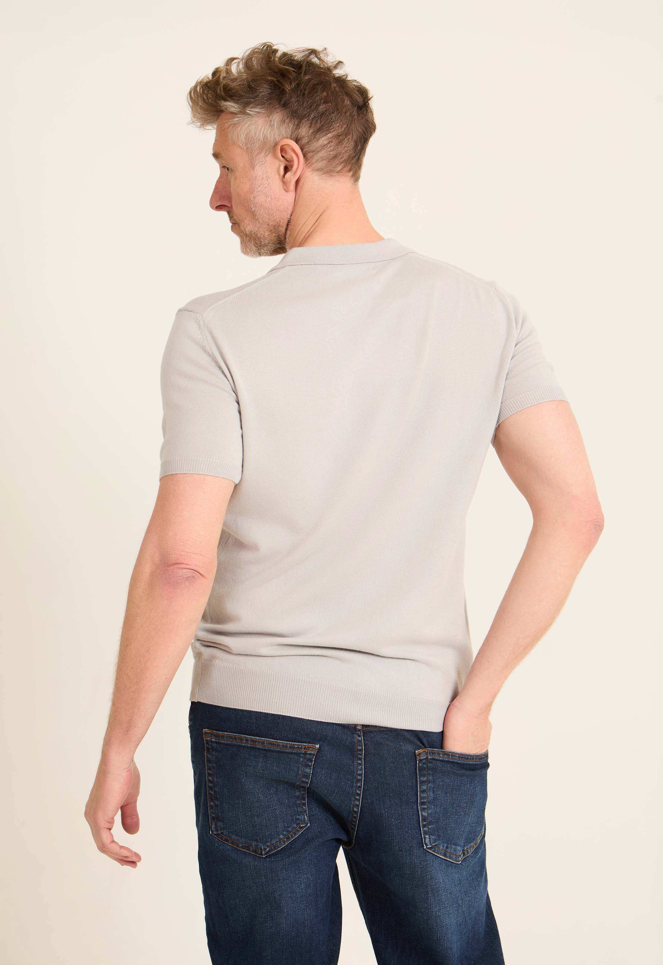 Ribbed Short Sleeves Regular Polo Shirt - Image 3