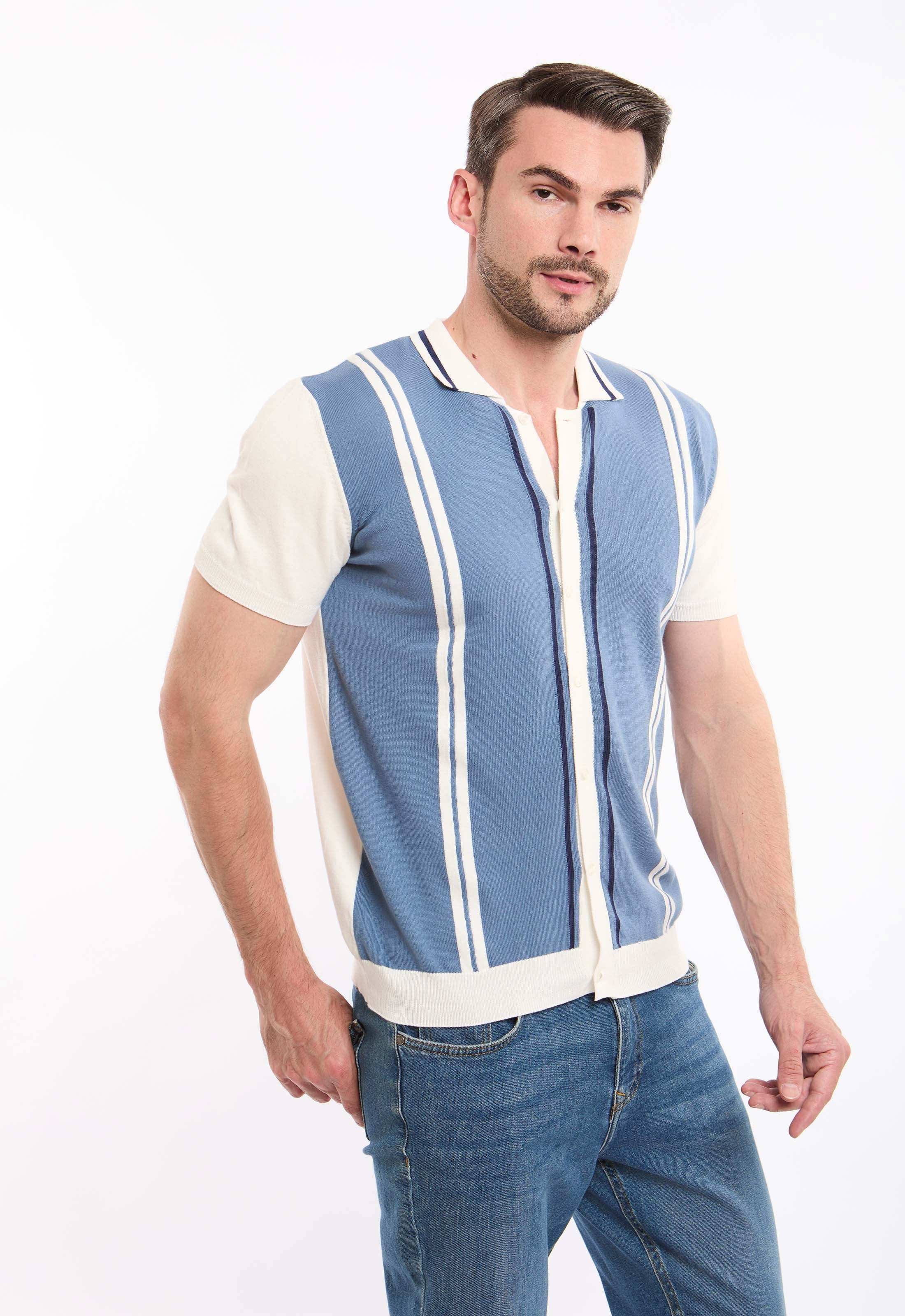 Turn Down Collar Striped Winter Shirt - Image 2