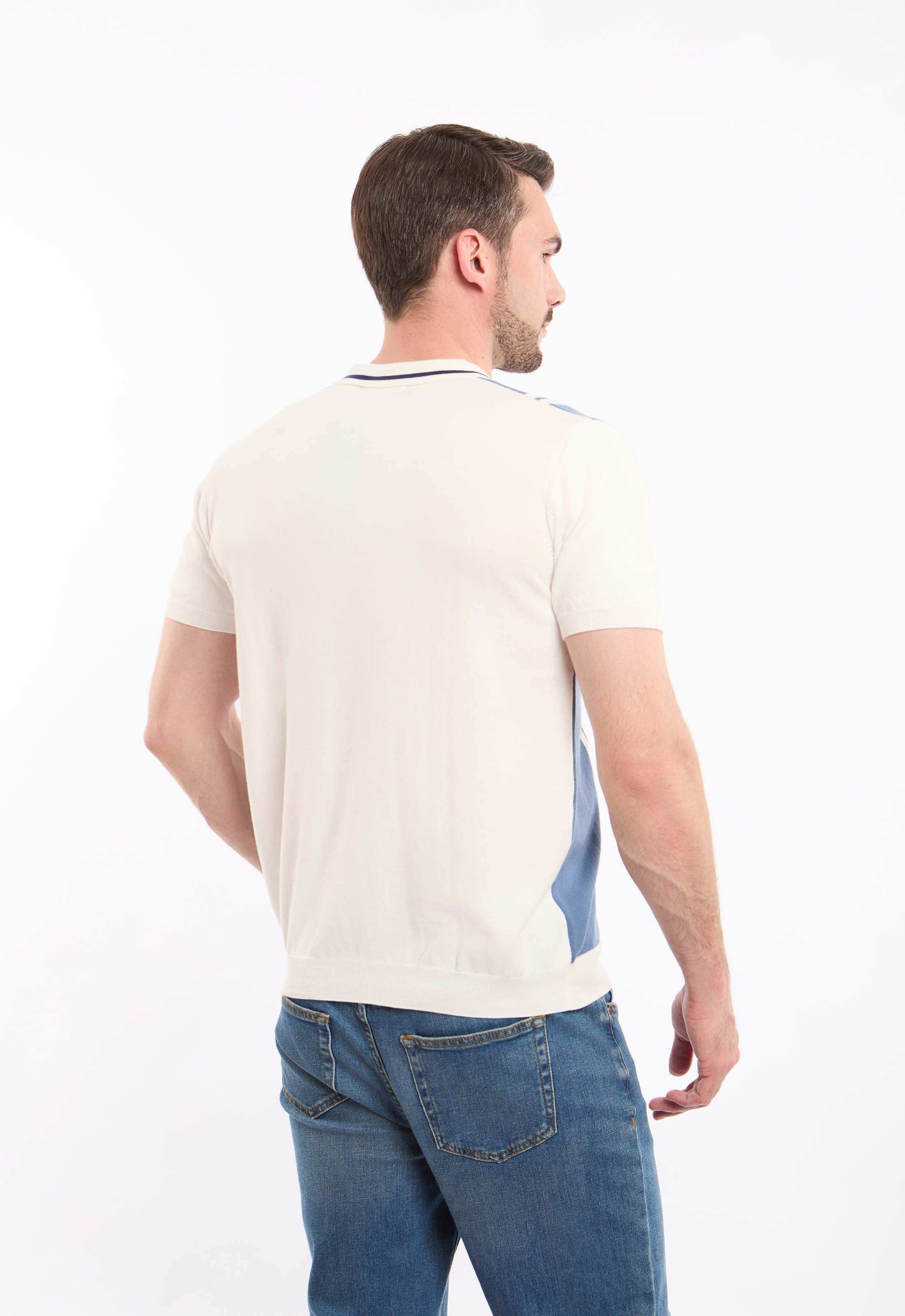 Turn Down Collar Striped Winter Shirt - Image 3