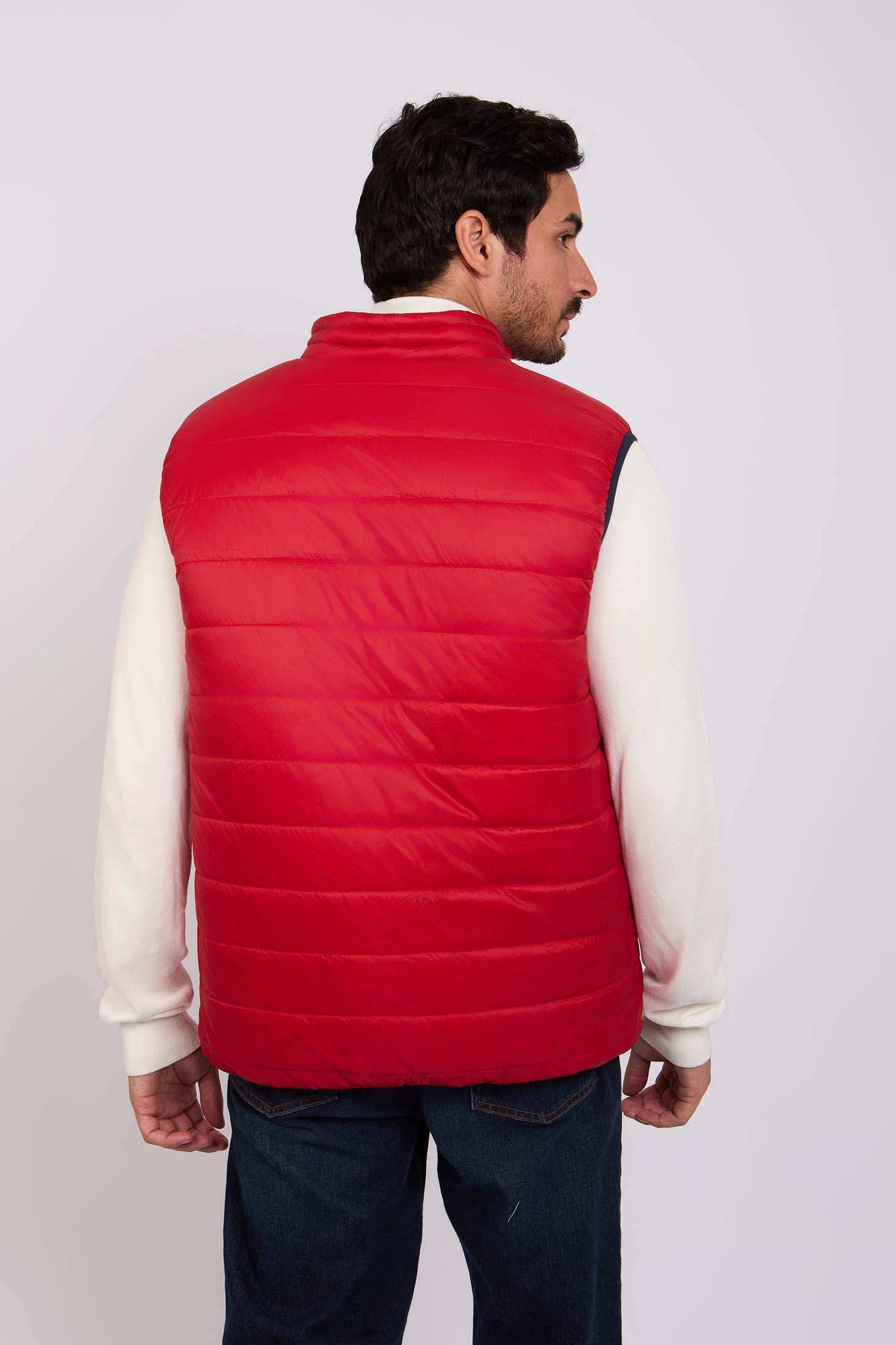 Men Regular Fit Vest Red - Image 4