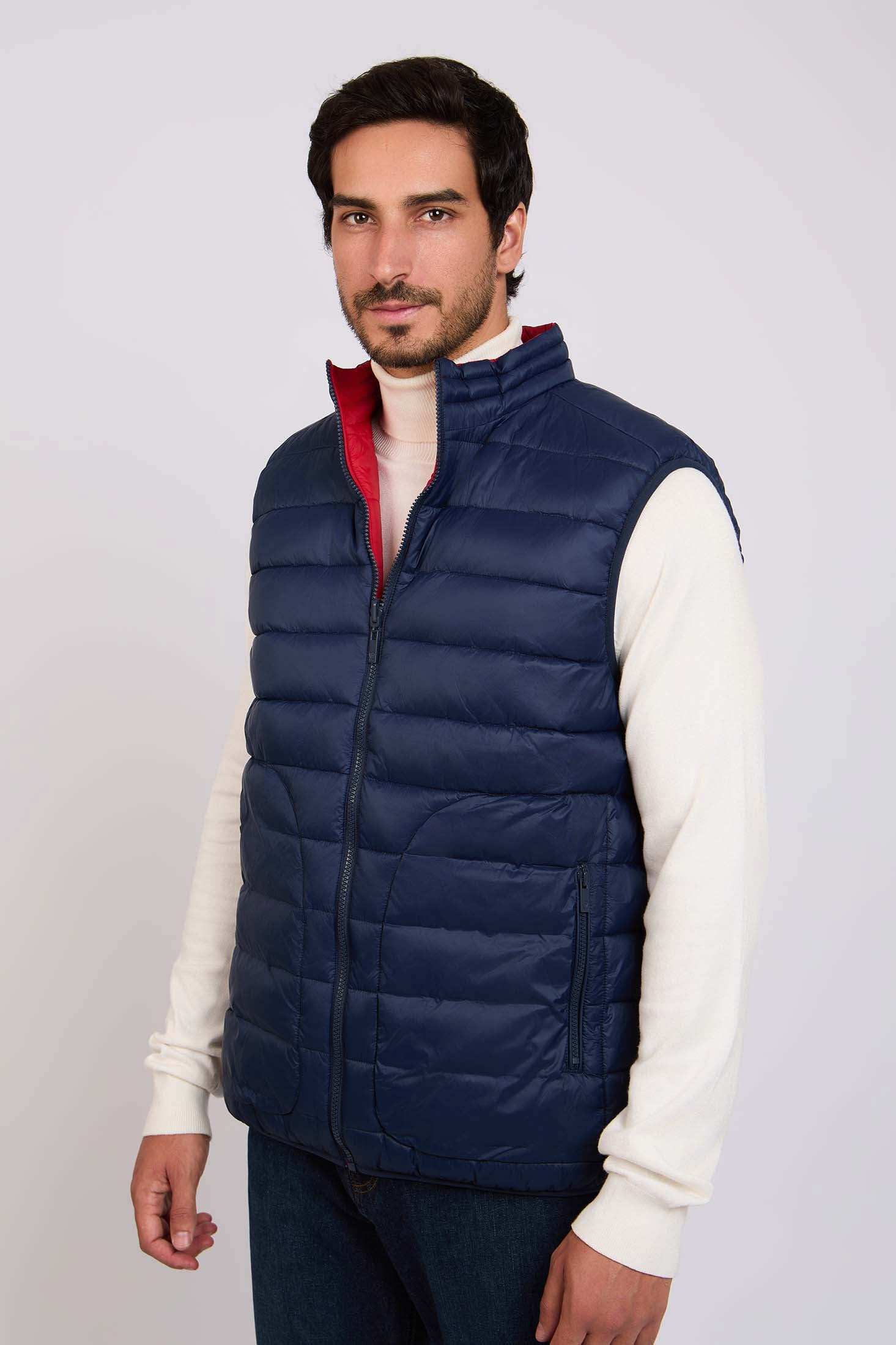 Men Regular Fit Vest Red - Image 6