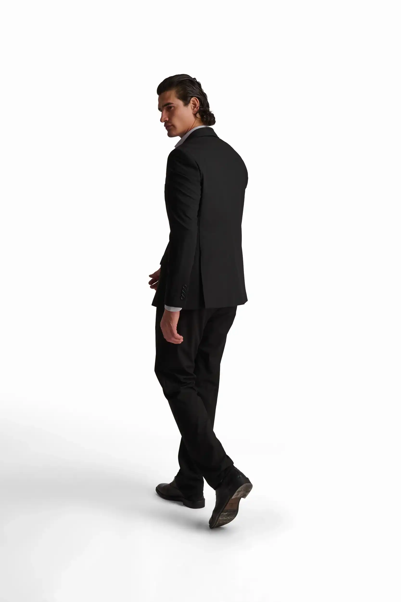 Navy Textured Blazer - Image 8