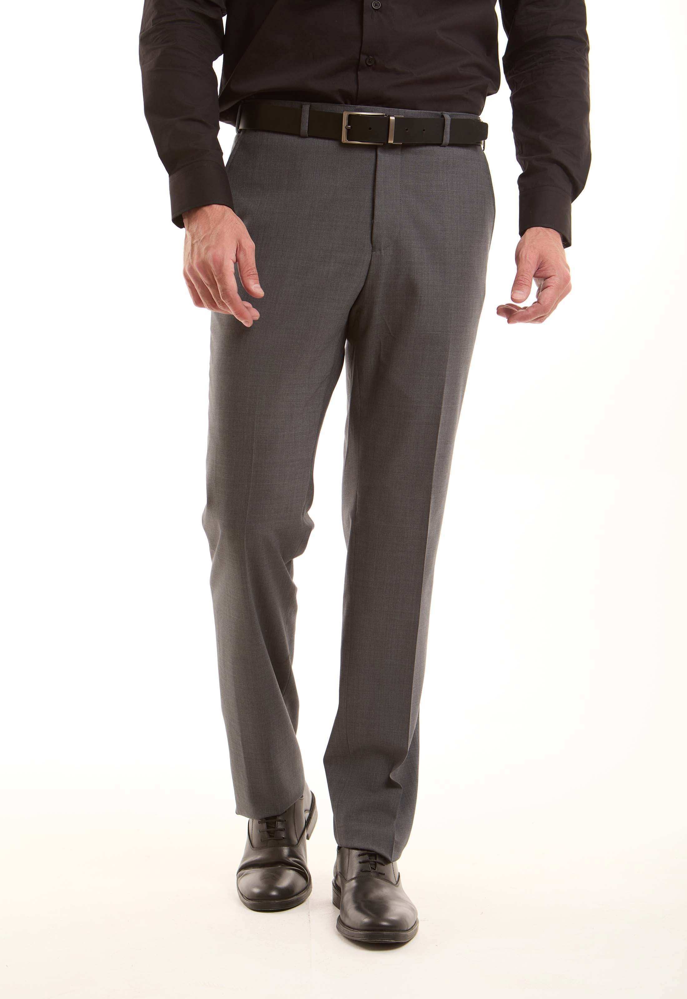 Wool-Blend Straight Pants - Image 2