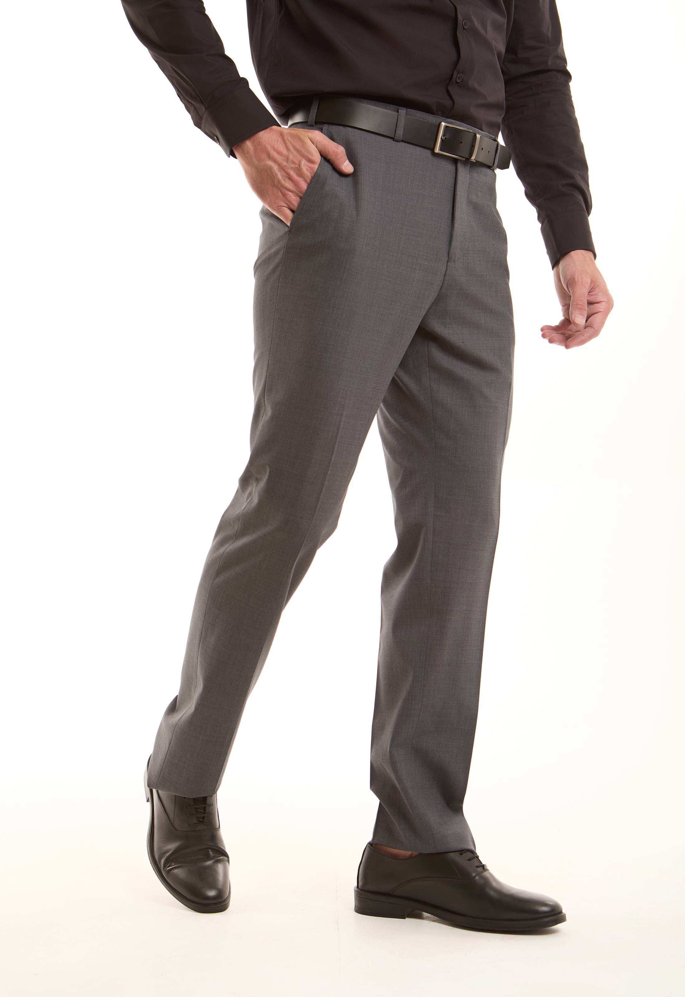 Wool-Blend Straight Pants - Image 3