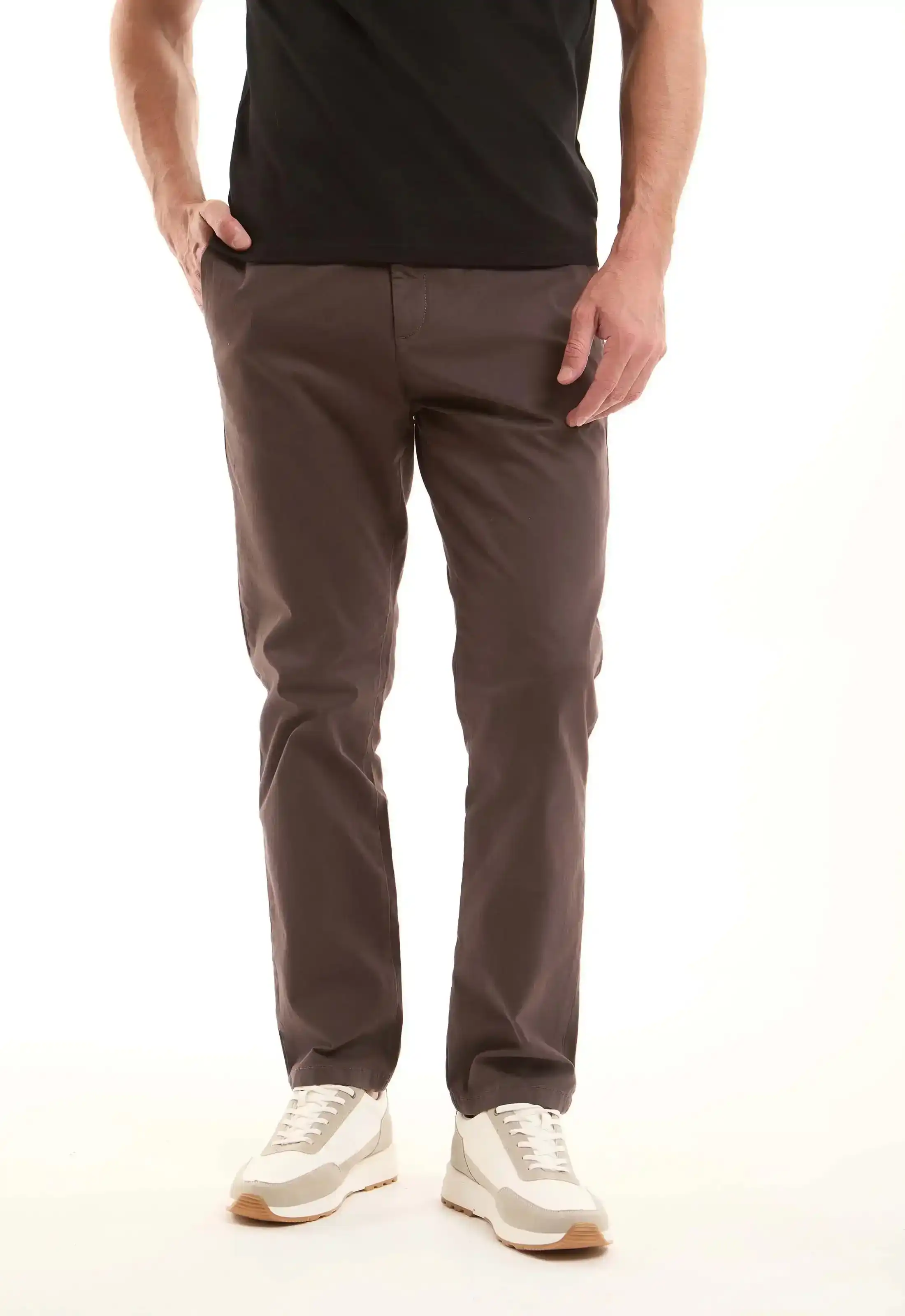 Cotton Straight-Leg Pants - Image 13