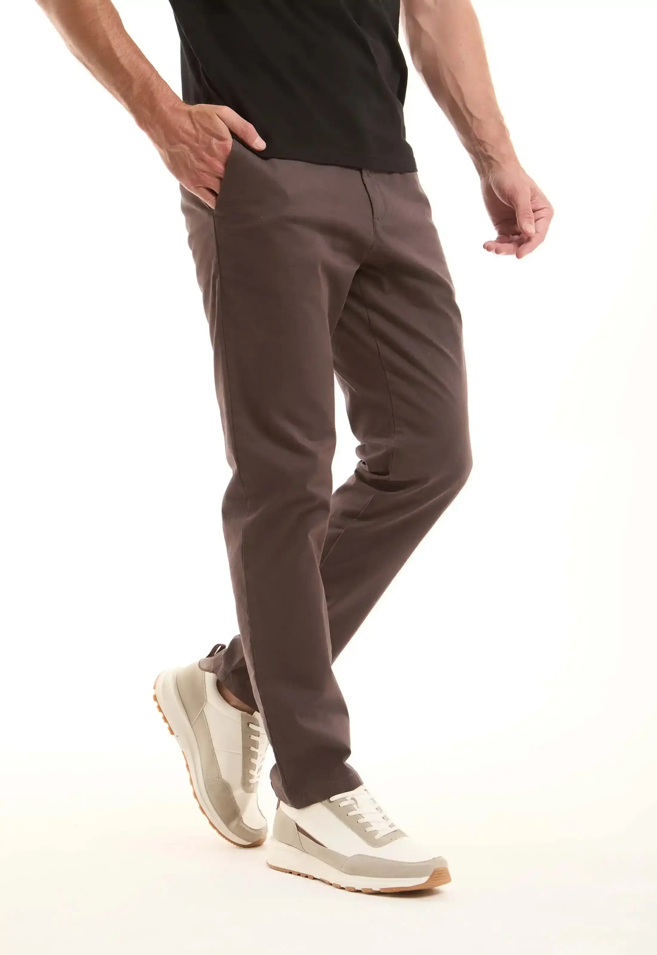 Cotton Straight-Leg Pants - Image 14
