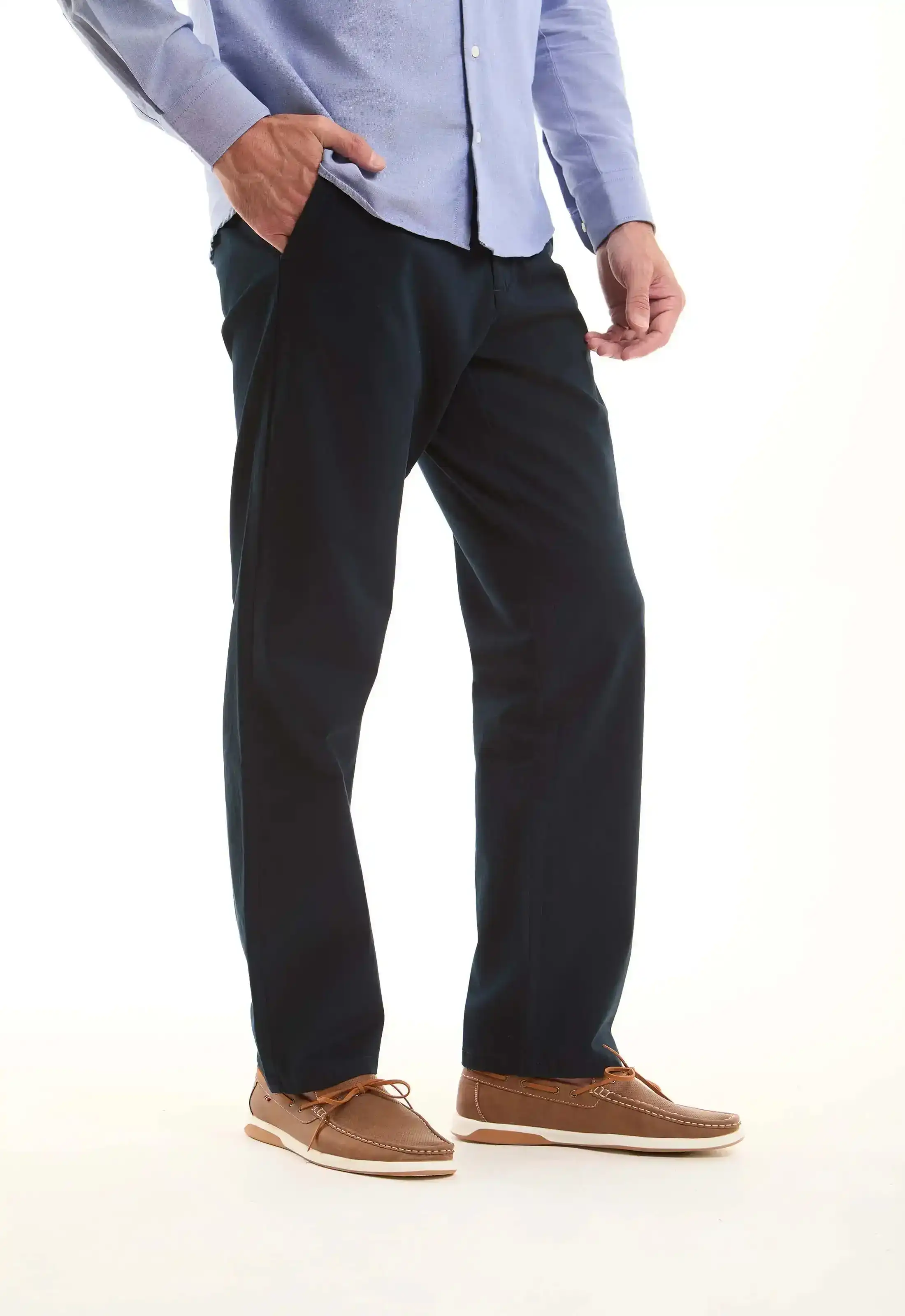 Cotton Straight-Leg Pants - Image 3