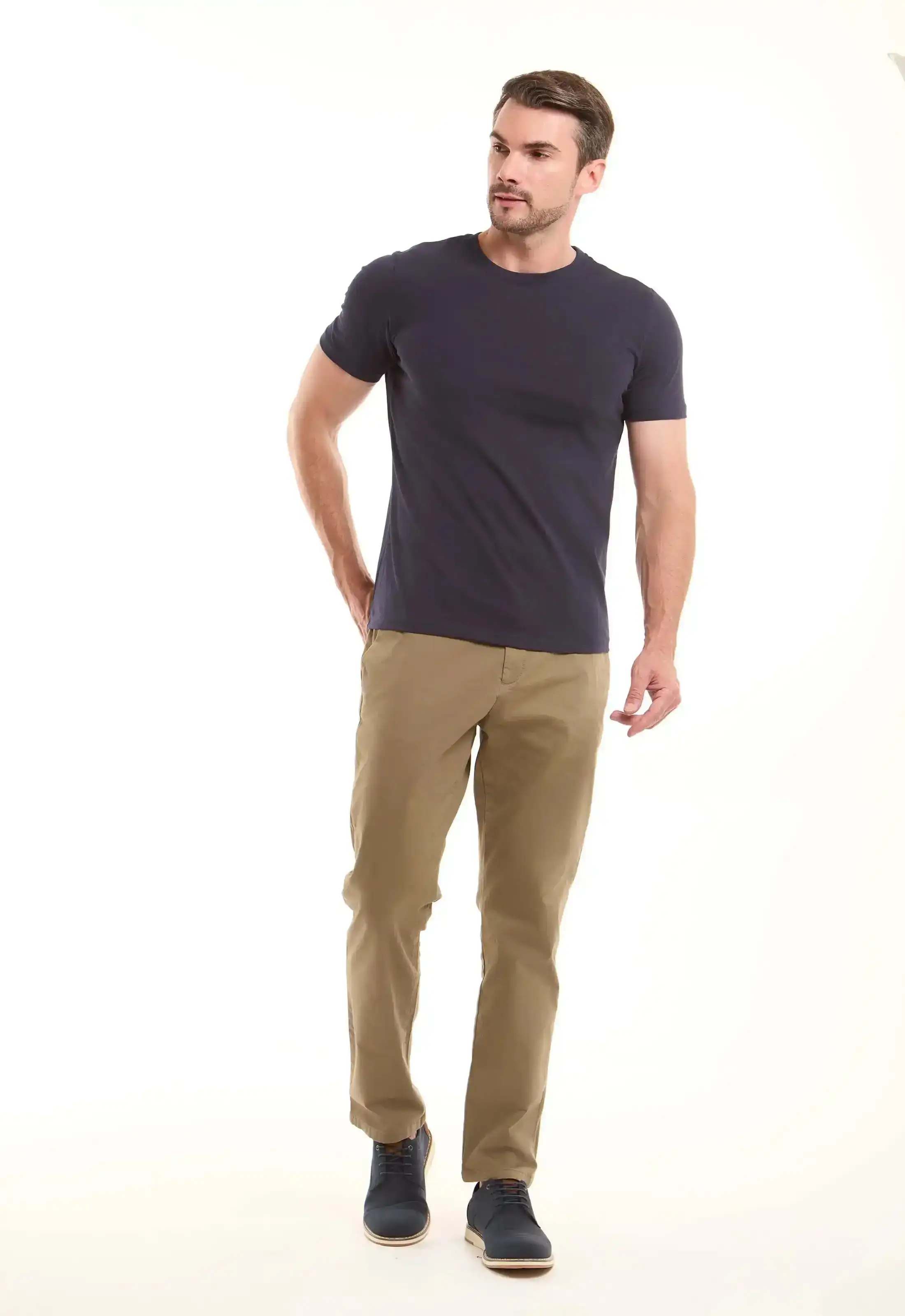 Cotton Straight-Leg Pants - Image 5