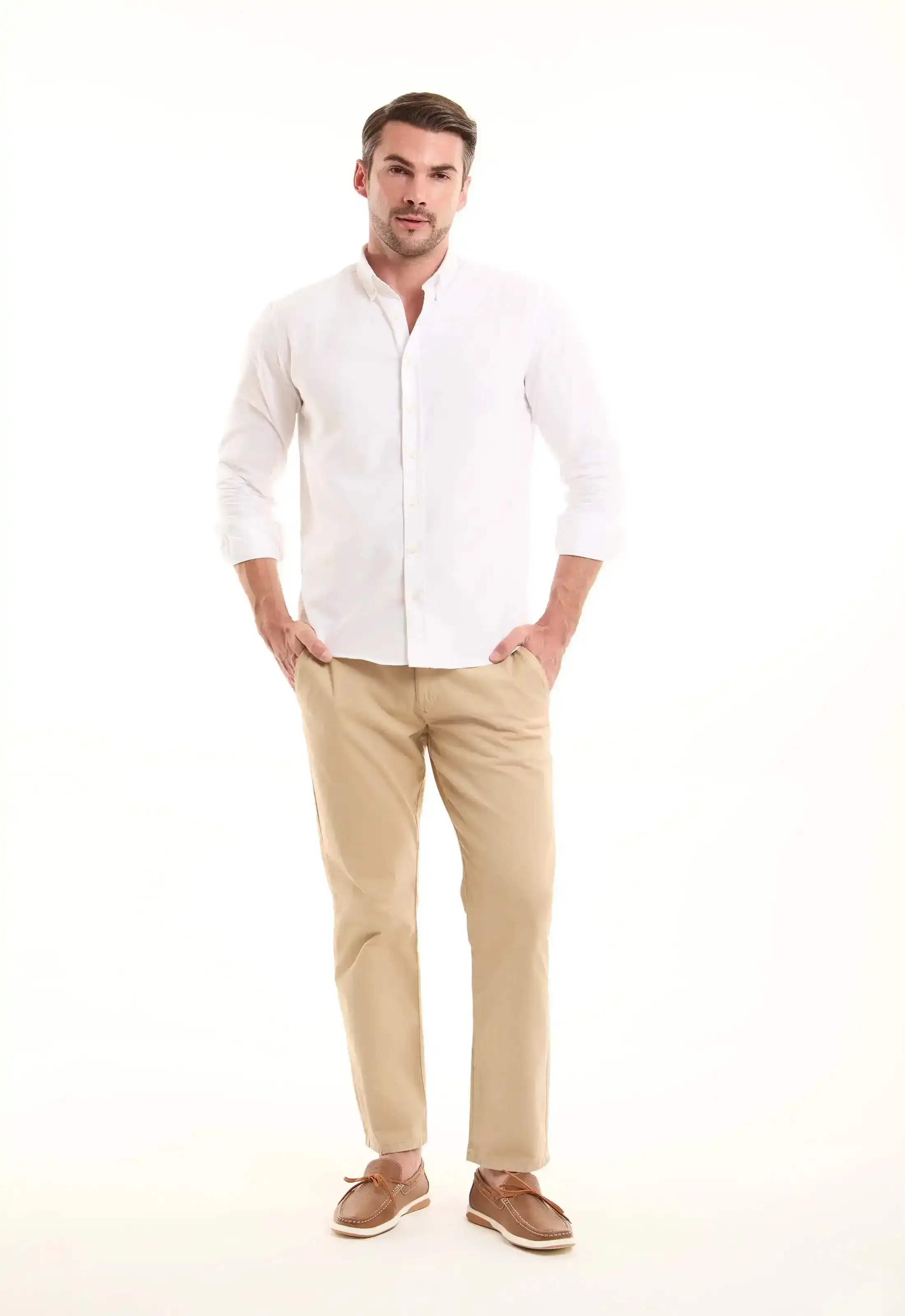 Cotton Straight-Leg Pants - Image 9