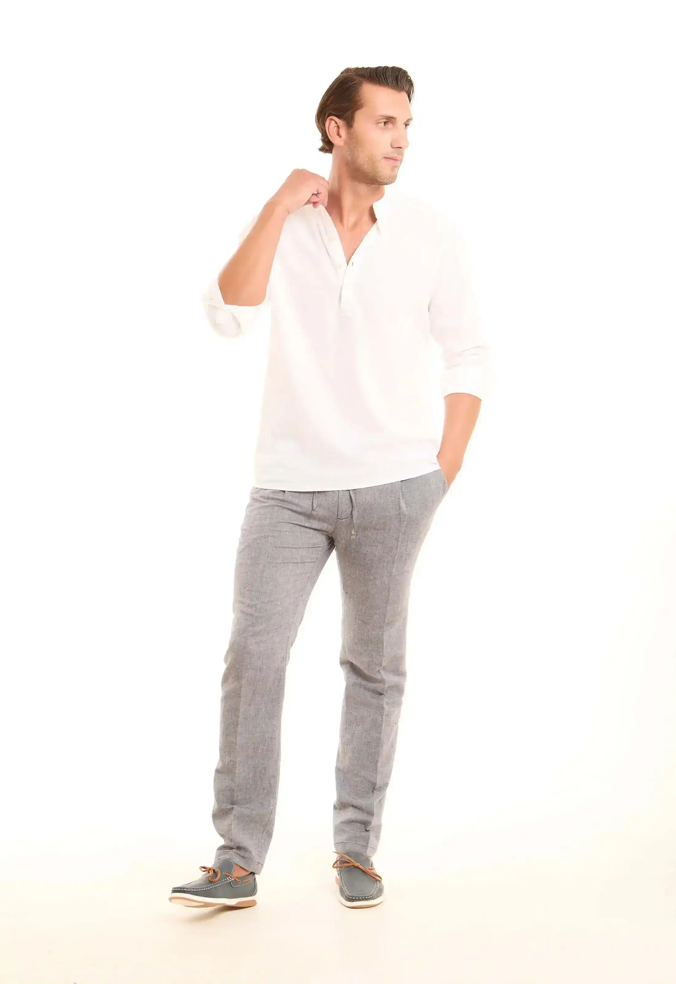Linen Blend Pants - Image 5