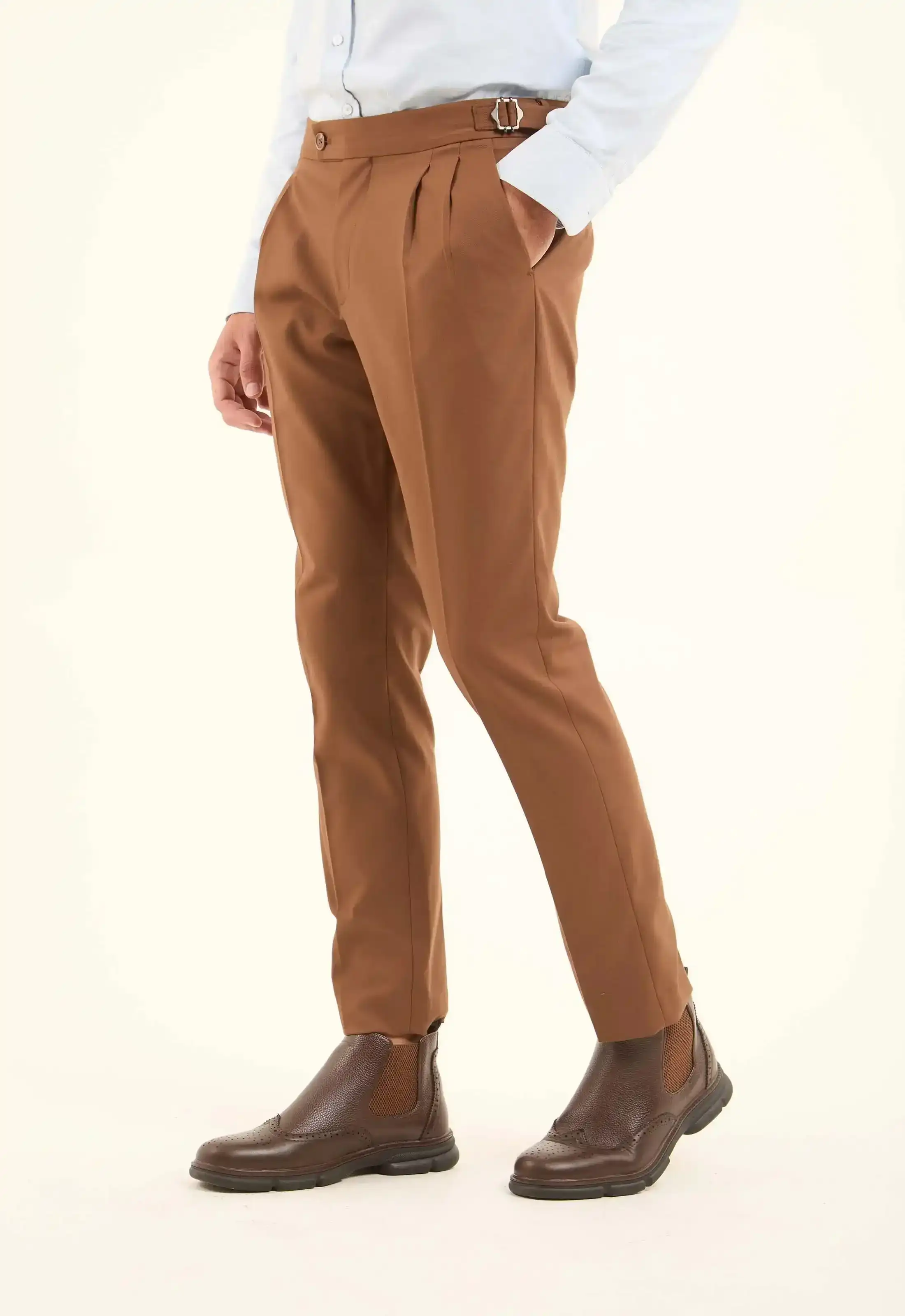 Smart Tailored Cropped Pants - Image 4