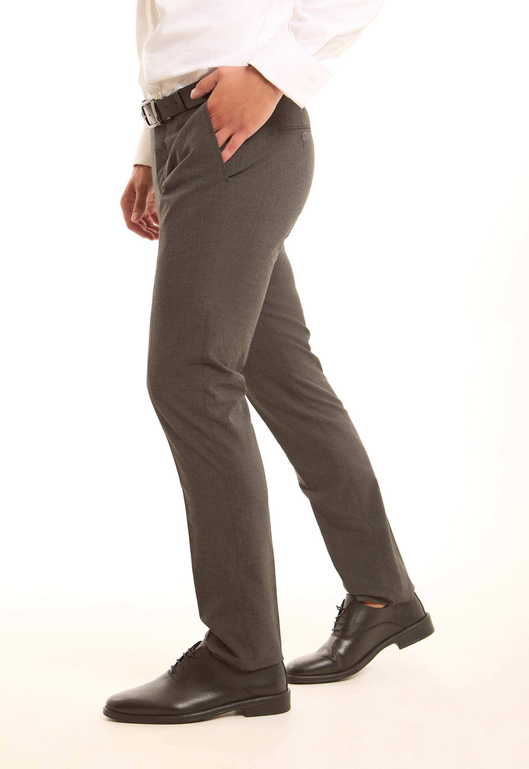 Refined Slim Viscose-Blend Suit Pants - Image 4