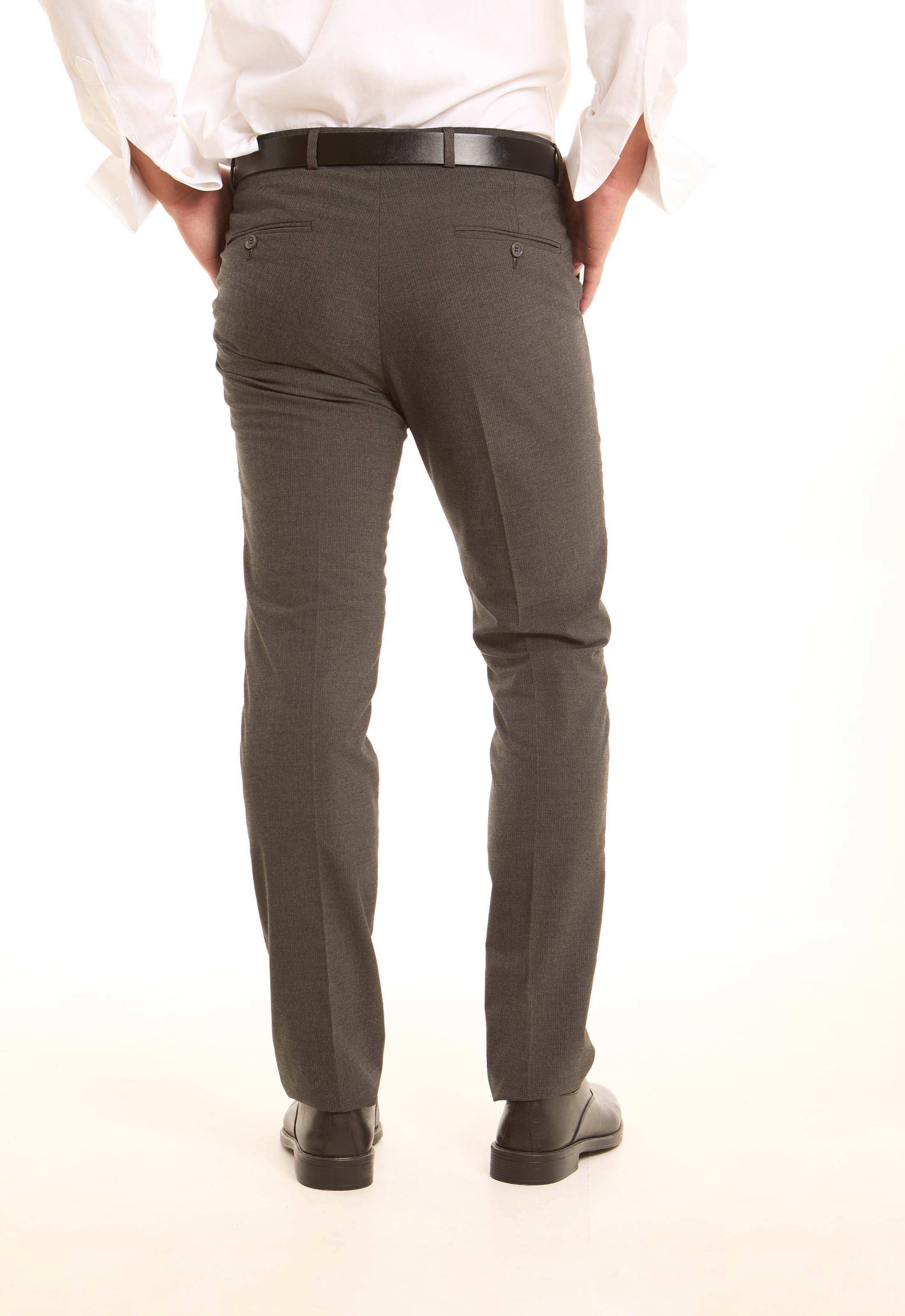 Refined Slim Viscose-Blend Suit Pants - Image 5