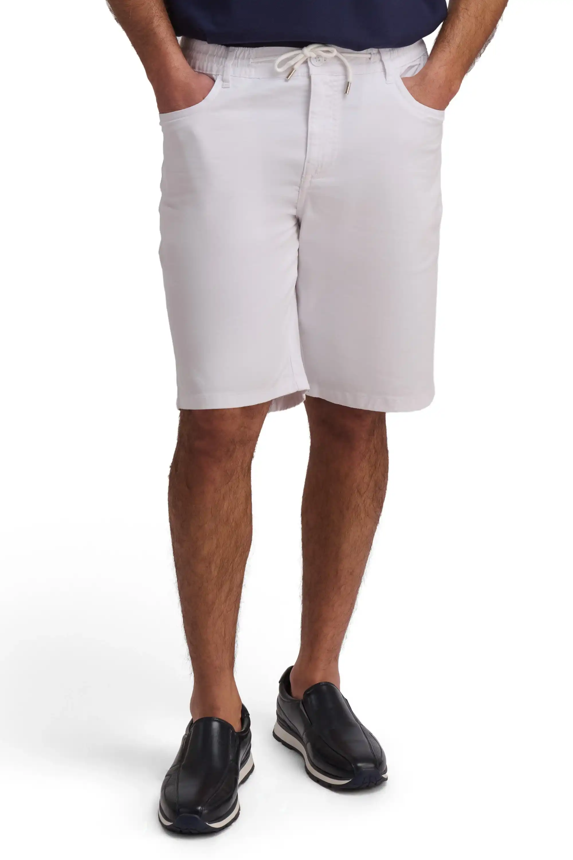 White Casual Shorts - Image 2