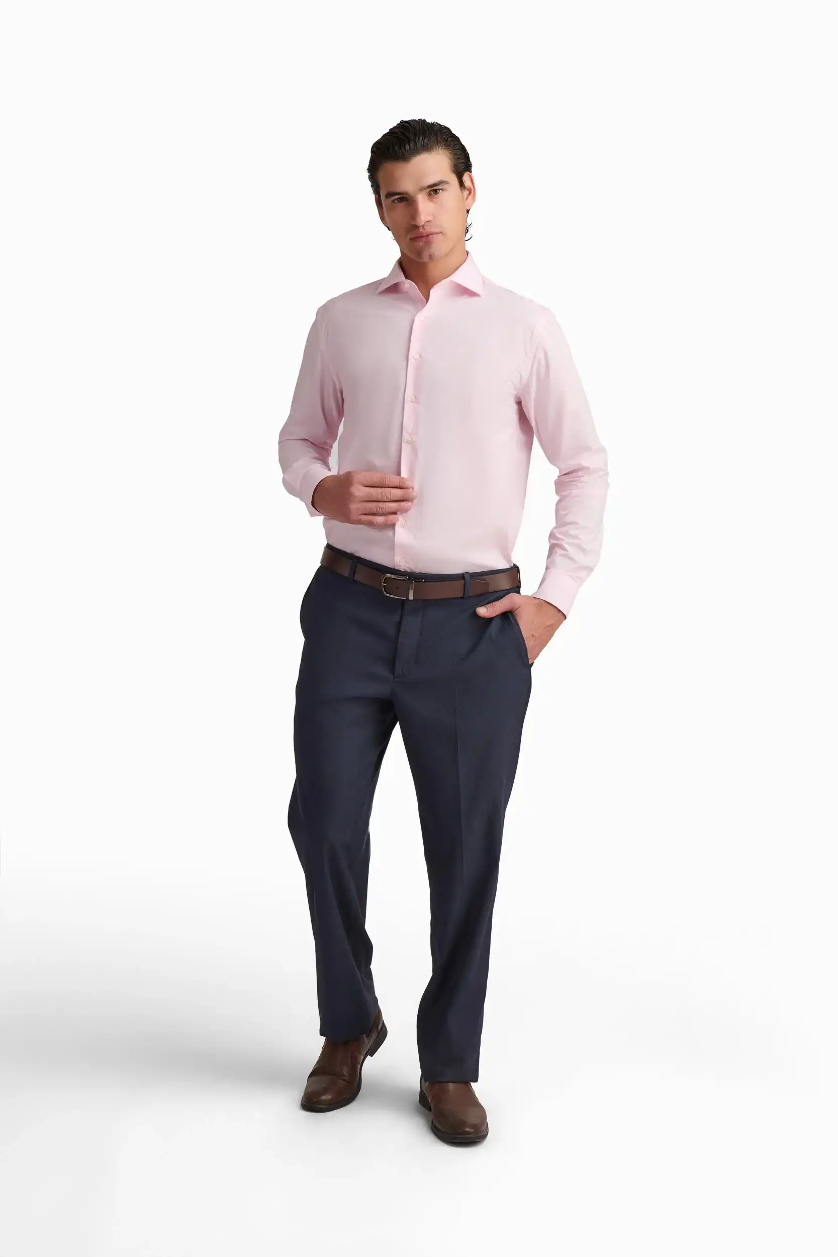 Light Pink Classic Cotton Shirt