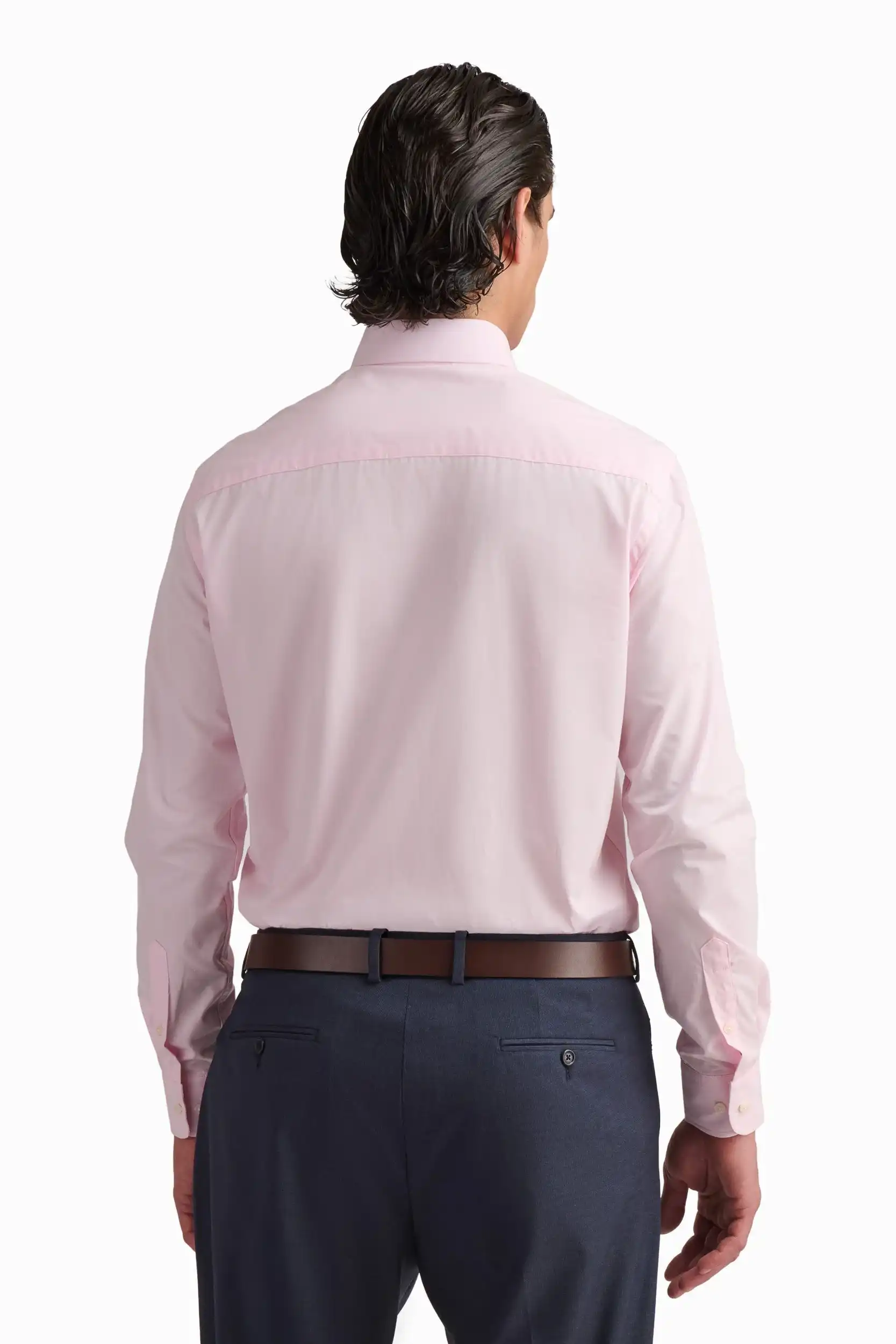 Light Pink Classic Cotton Shirt - Image 3