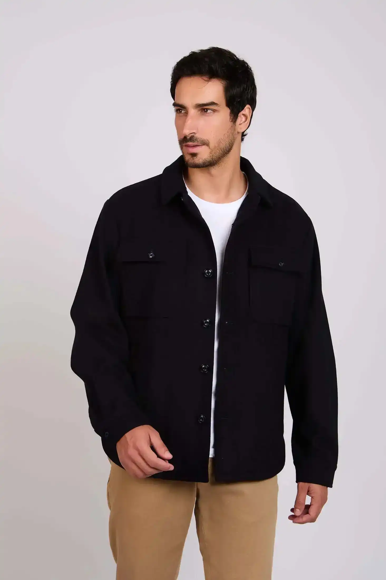 Men Regular Fit Jacket Blue - Image 2