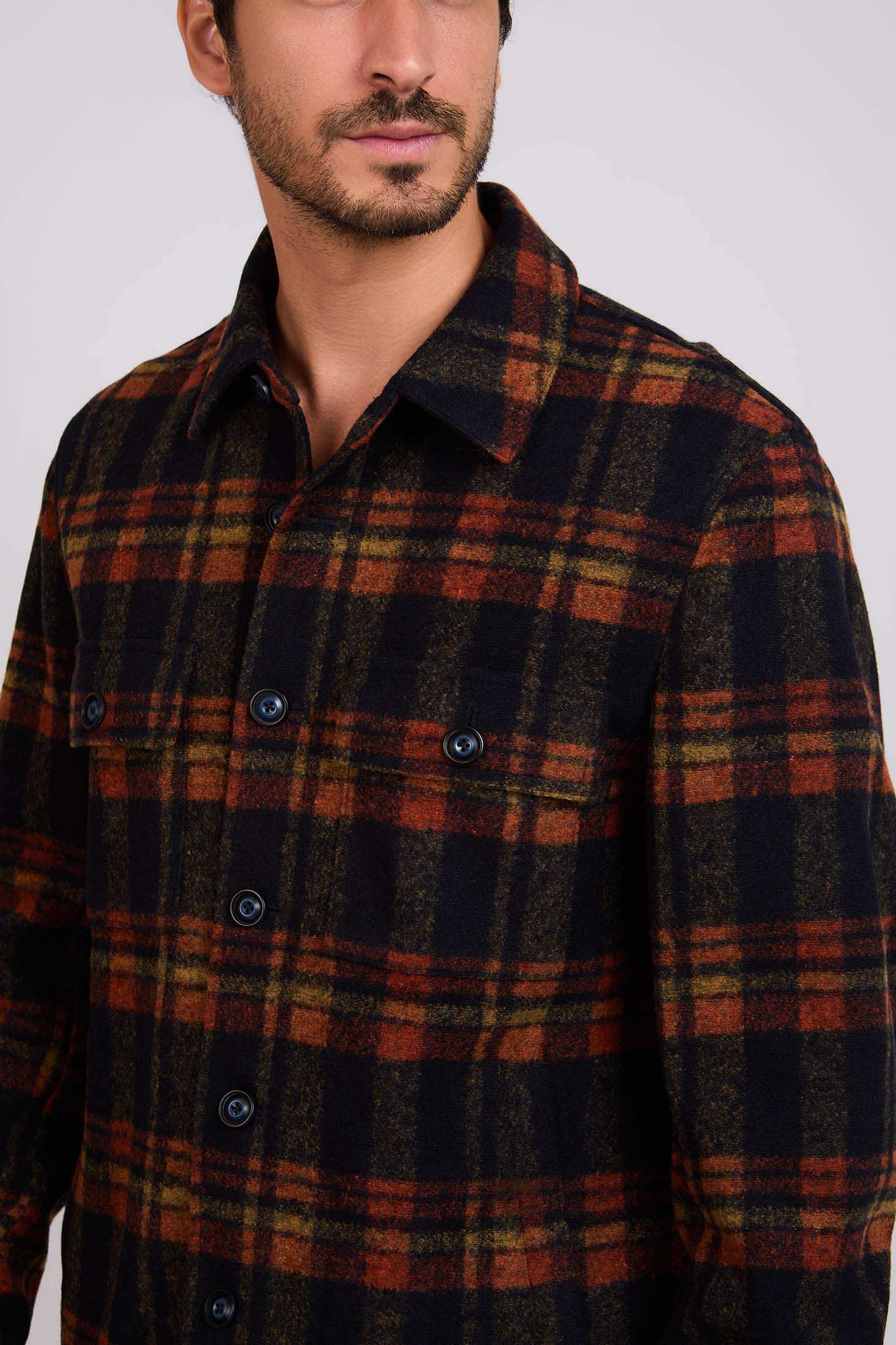Men Regular Fit Jacket Multicolor - Image 4