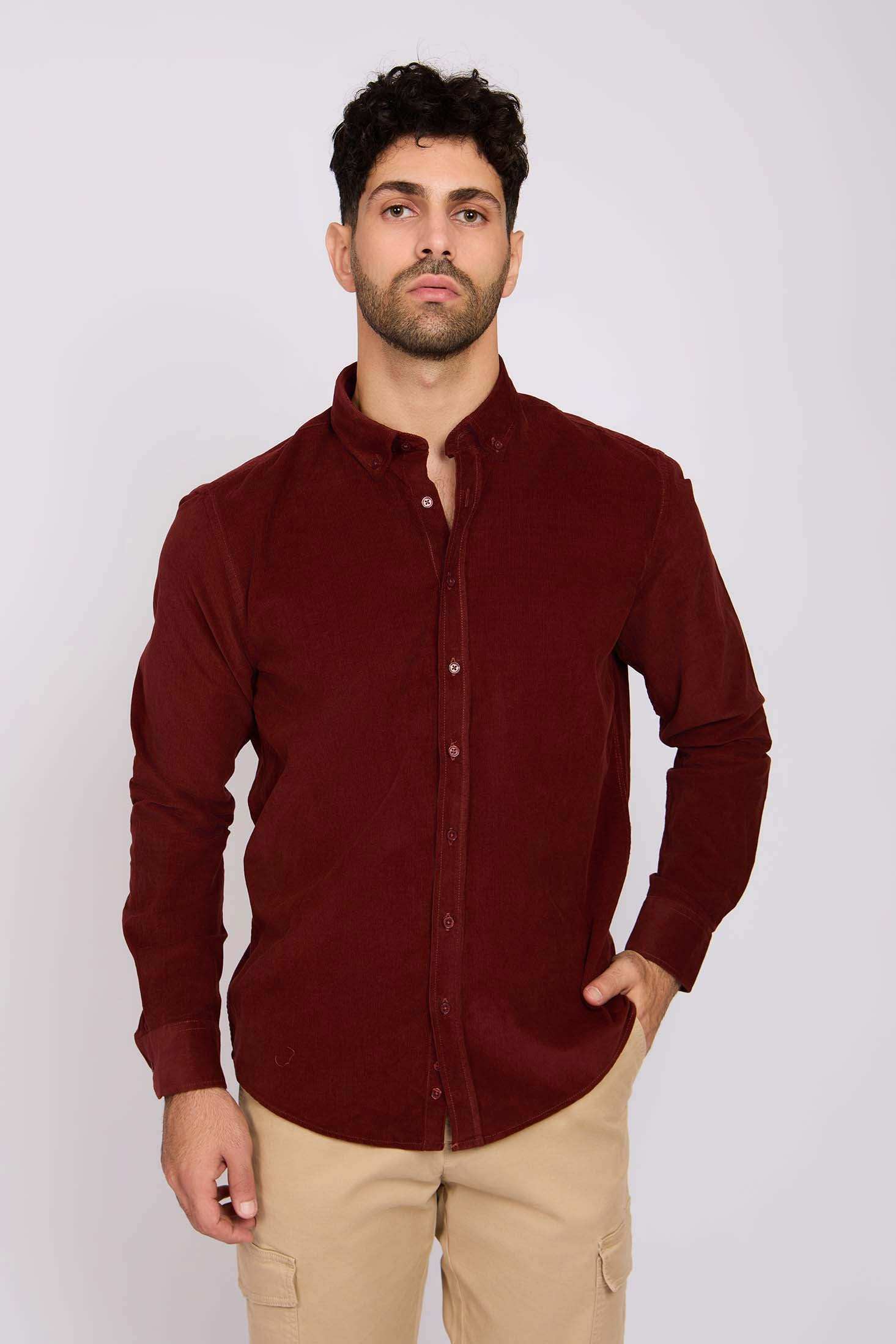 Men Regular Fit Shirt Red - Image 2