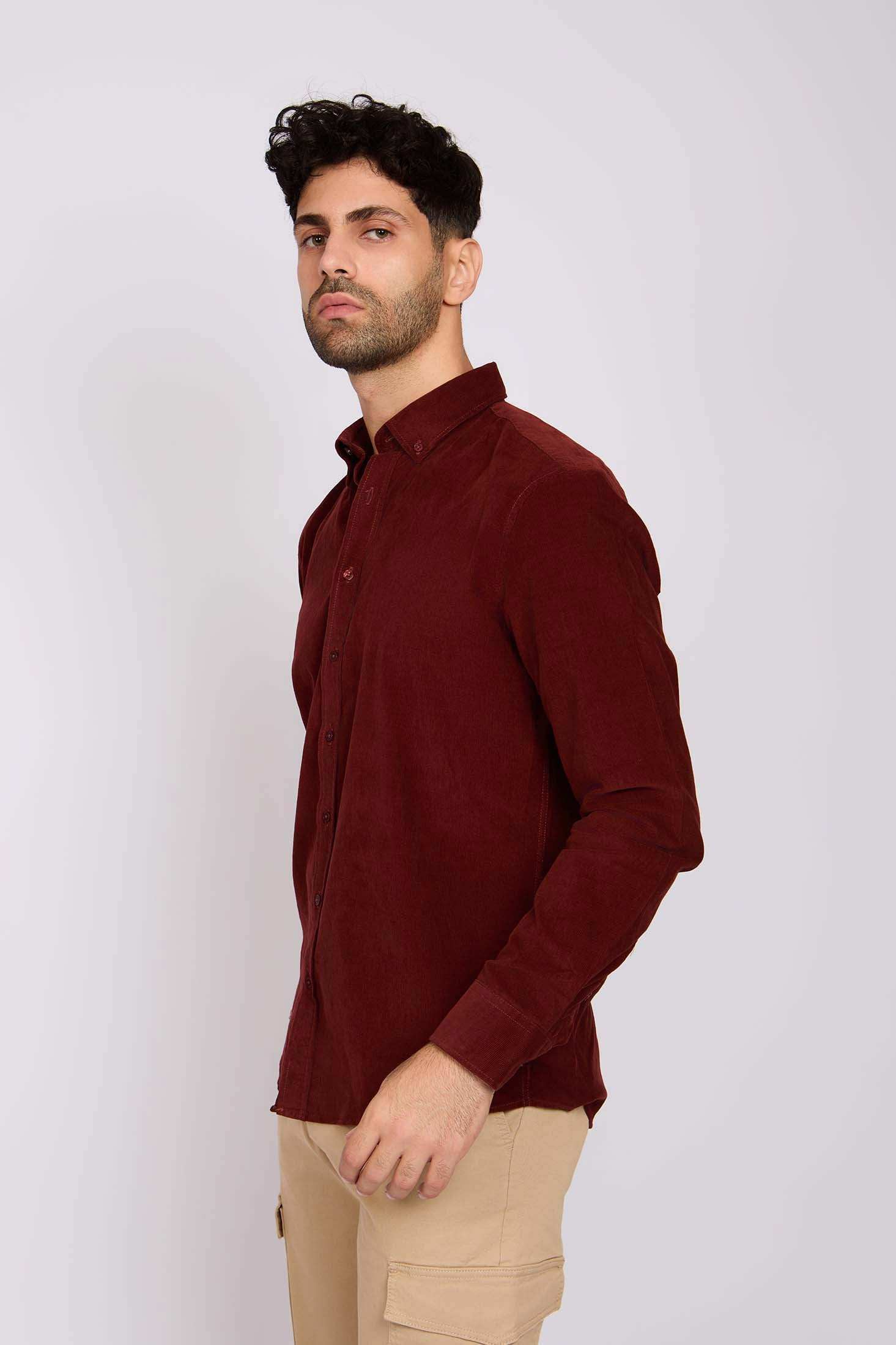 Men Regular Fit Shirt Red - Image 3