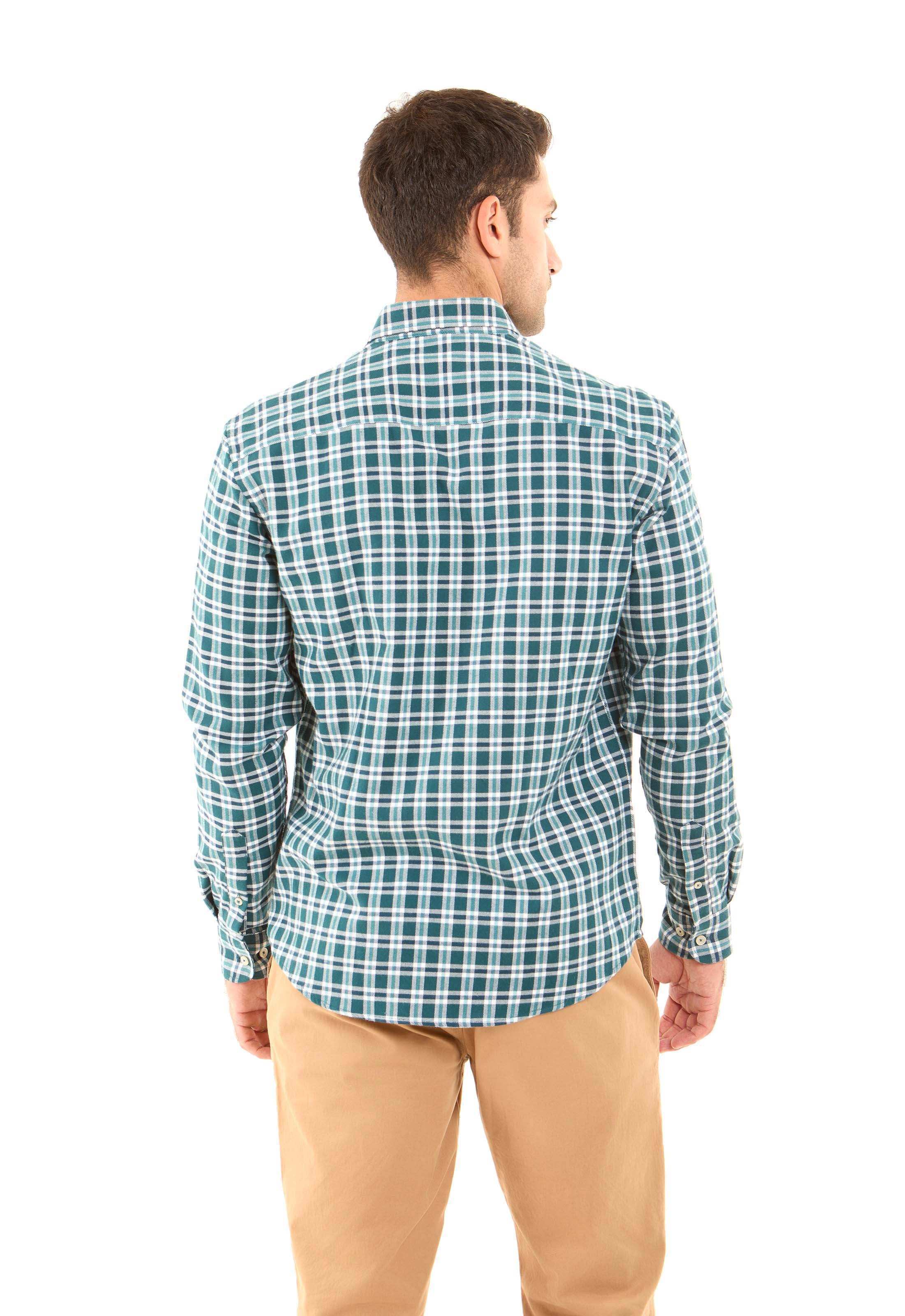 Buttons Down Tartan Cotton Shirt - Image 3